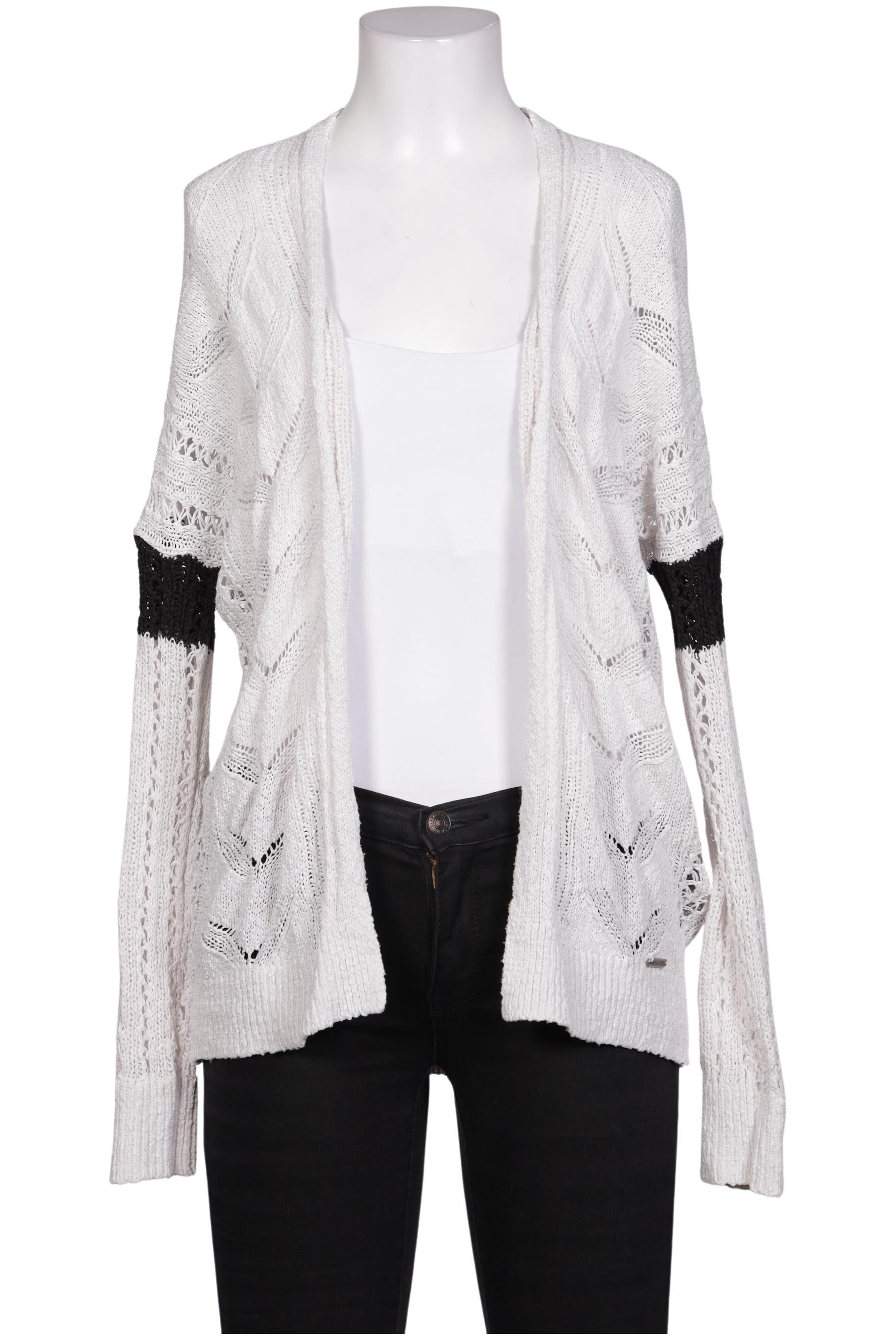 

Hollister Damen Strickjacke, weiß, Gr. 36