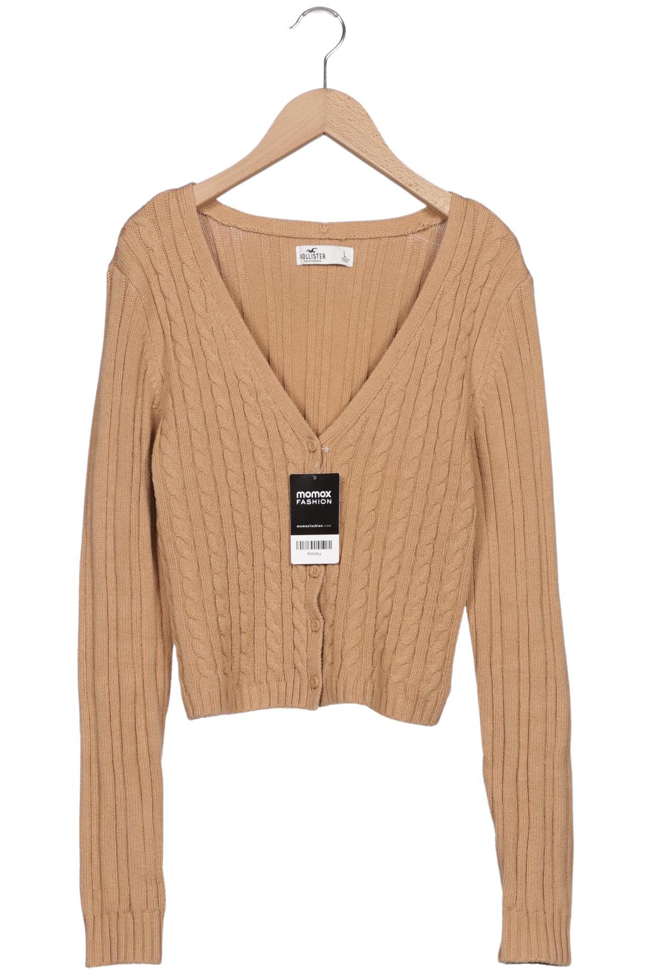 

Hollister Damen Strickjacke, beige, Gr. 42