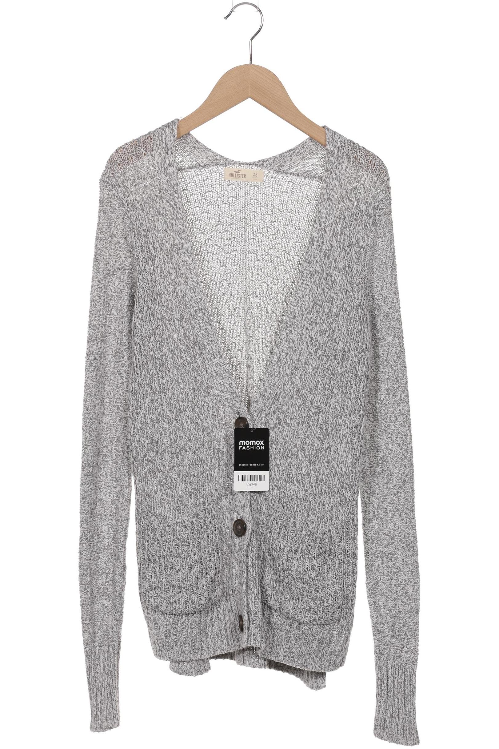 

Hollister Damen Strickjacke, grau, Gr. 34