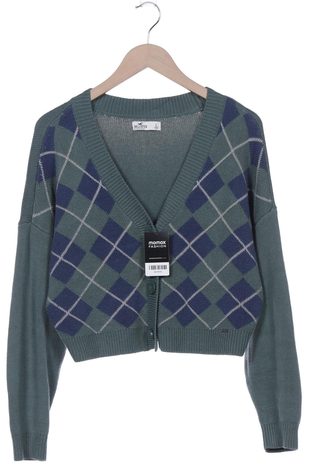 

Hollister Damen Strickjacke, türkis, Gr. 42