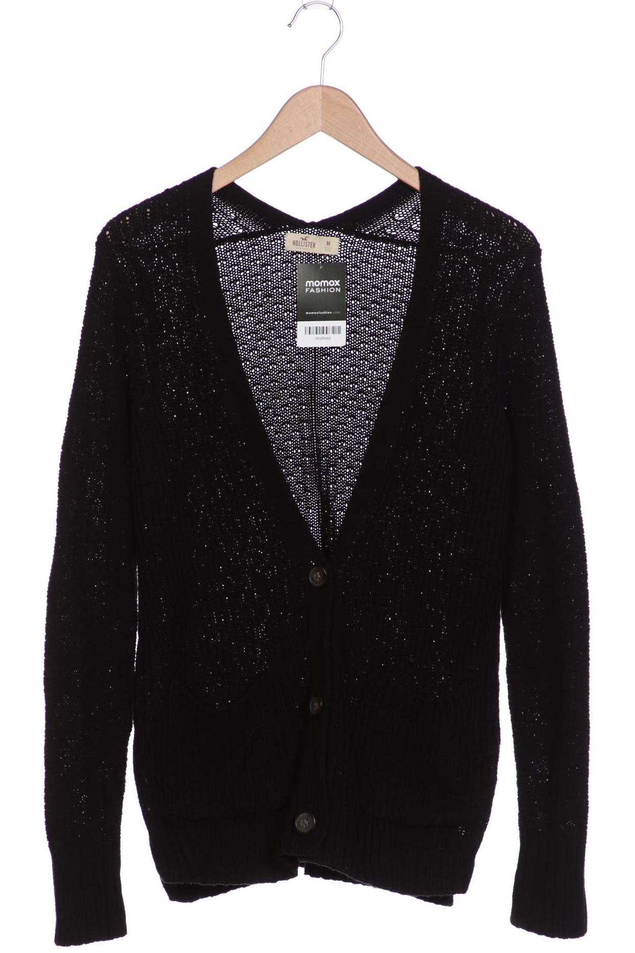 

Hollister Damen Strickjacke, schwarz, Gr. 38