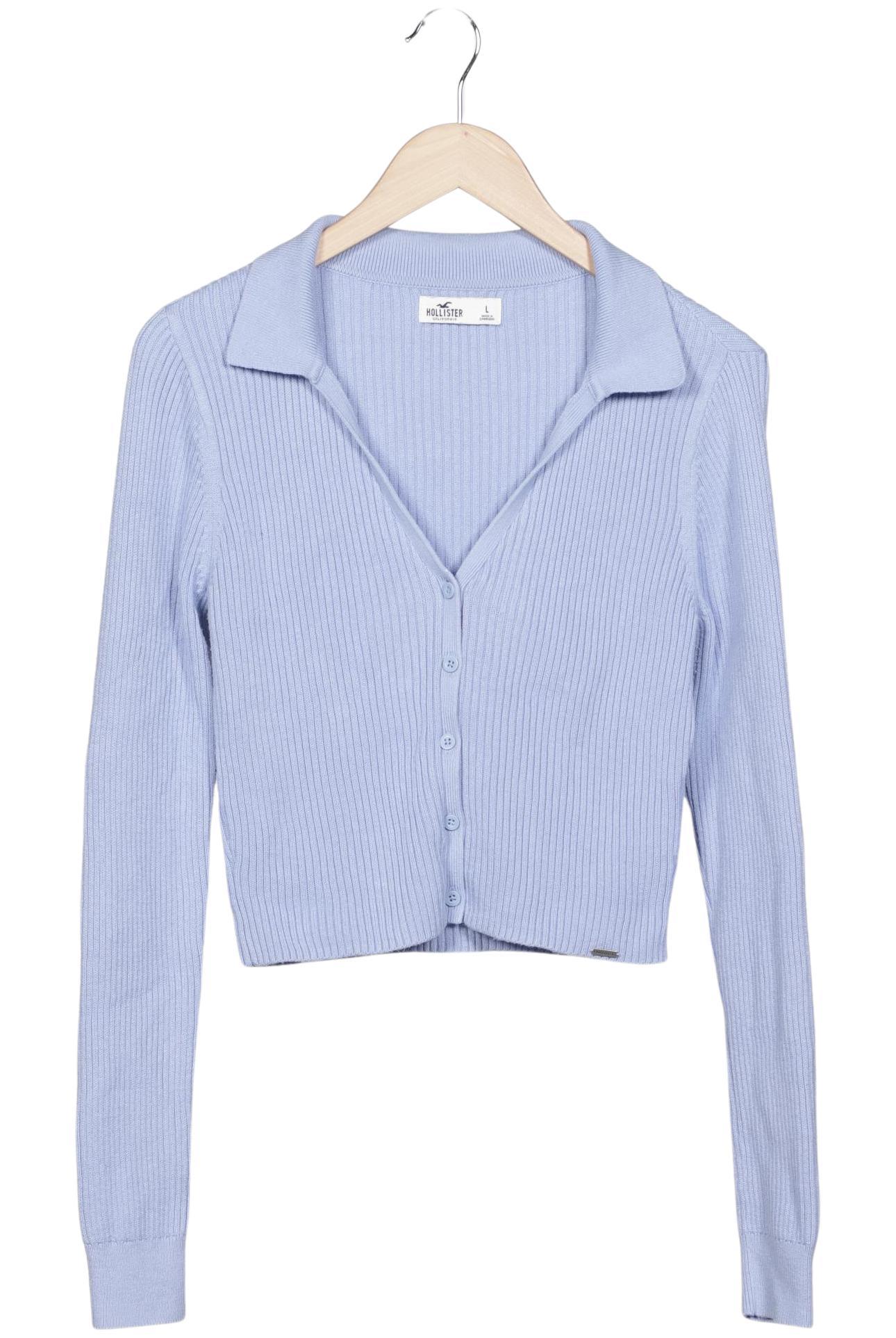 

Hollister Damen Strickjacke, hellblau, Gr. 42