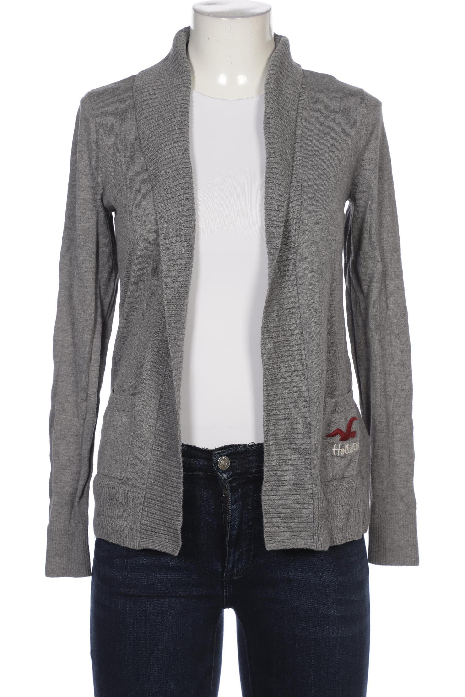 

Hollister Damen Strickjacke, grau