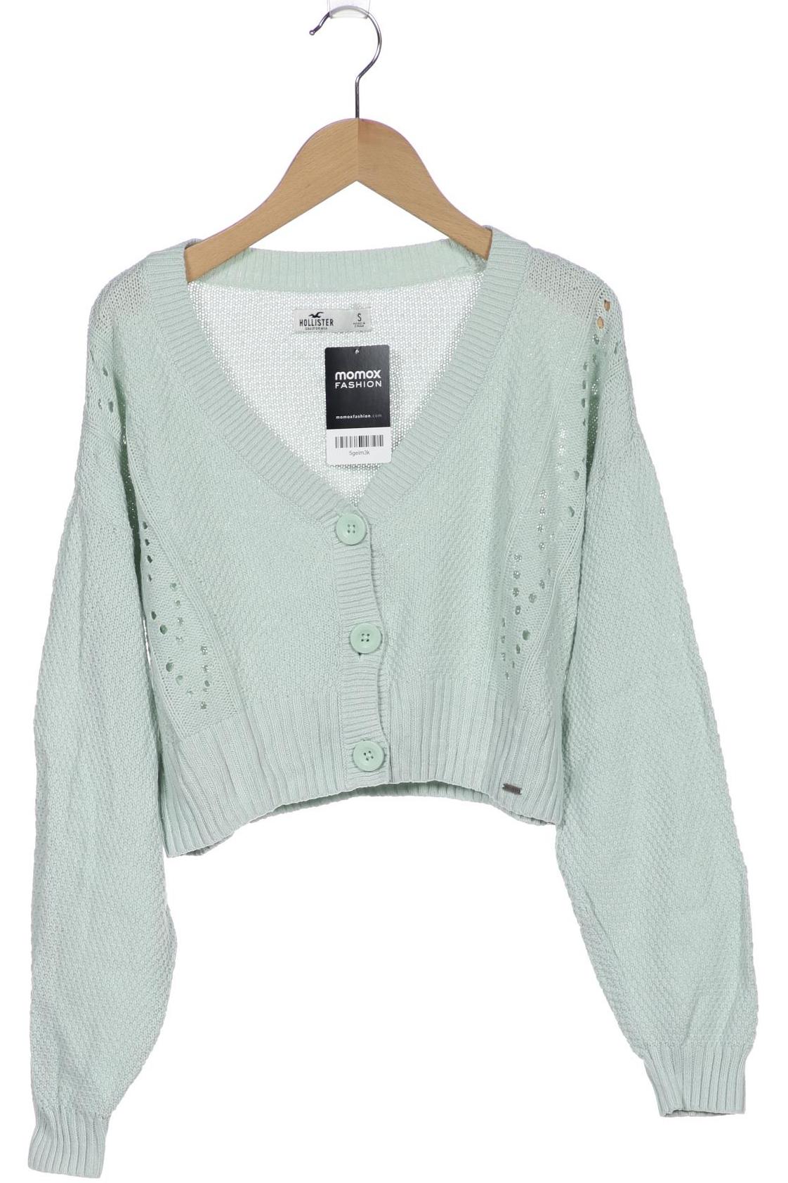 

Hollister Damen Strickjacke, hellgrün, Gr. 36