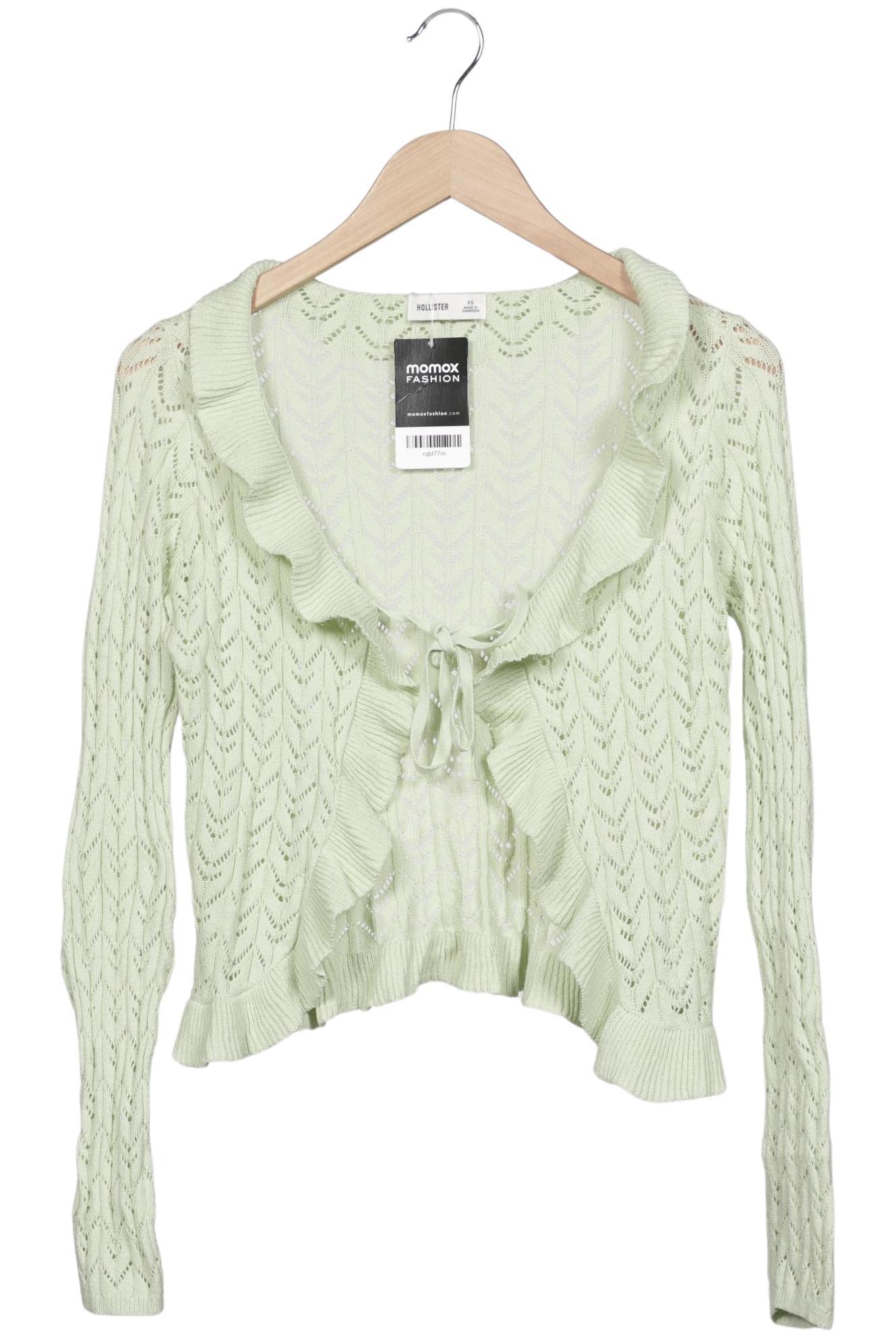 

Hollister Damen Strickjacke, hellgrün, Gr. 34