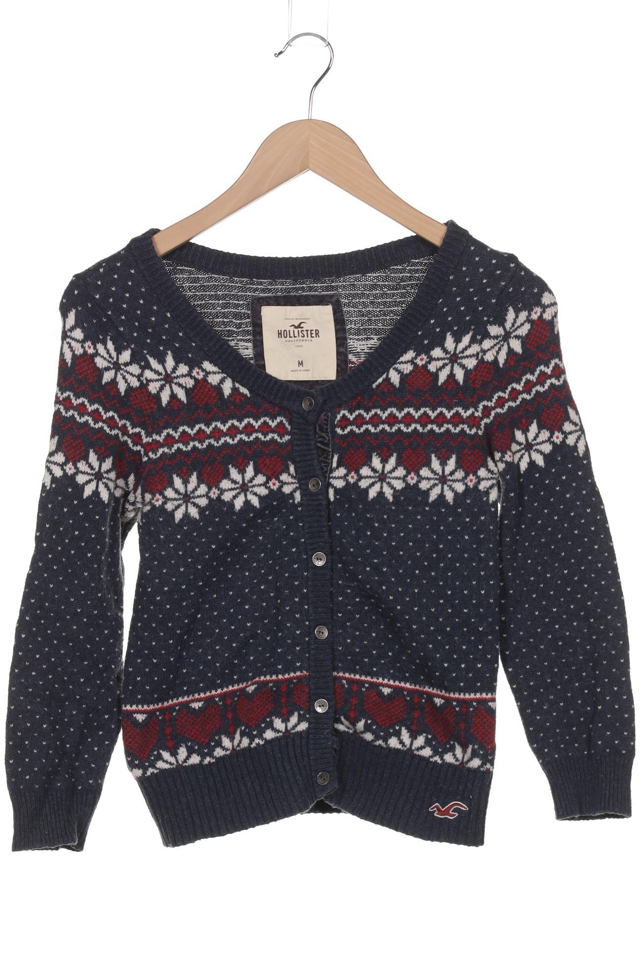 

Hollister Damen Strickjacke, marineblau, Gr. 38