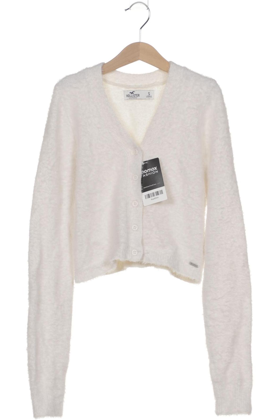 

Hollister Damen Strickjacke, weiß, Gr. 36