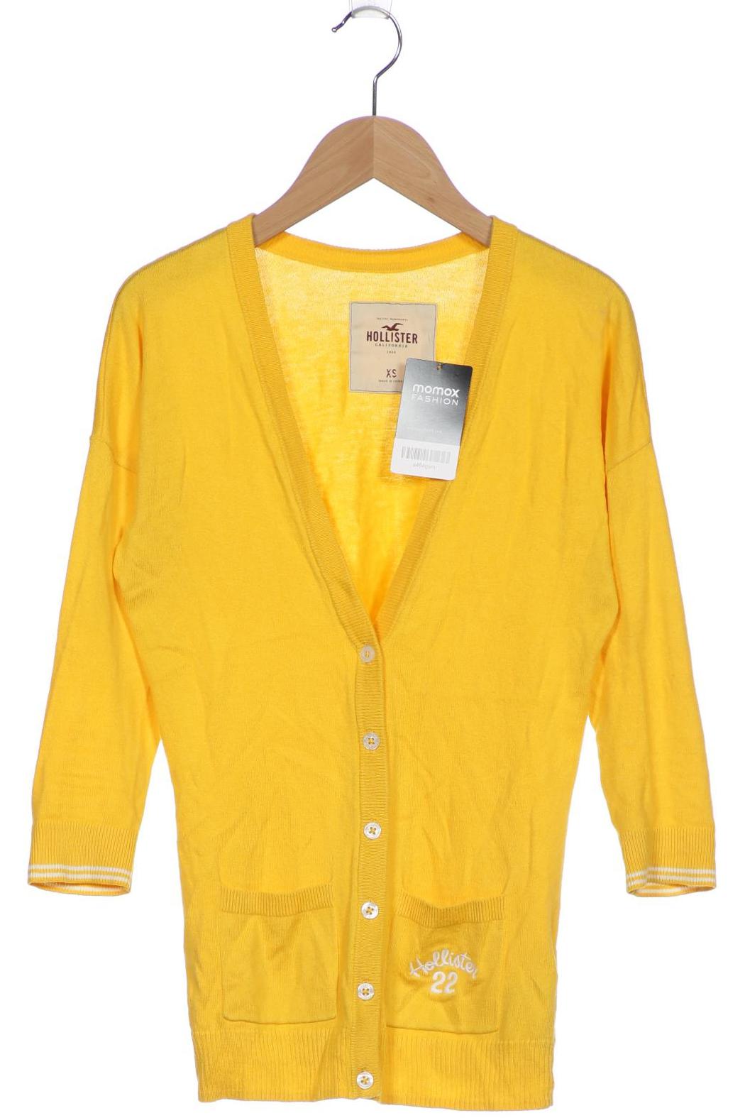 

Hollister Damen Strickjacke, gelb