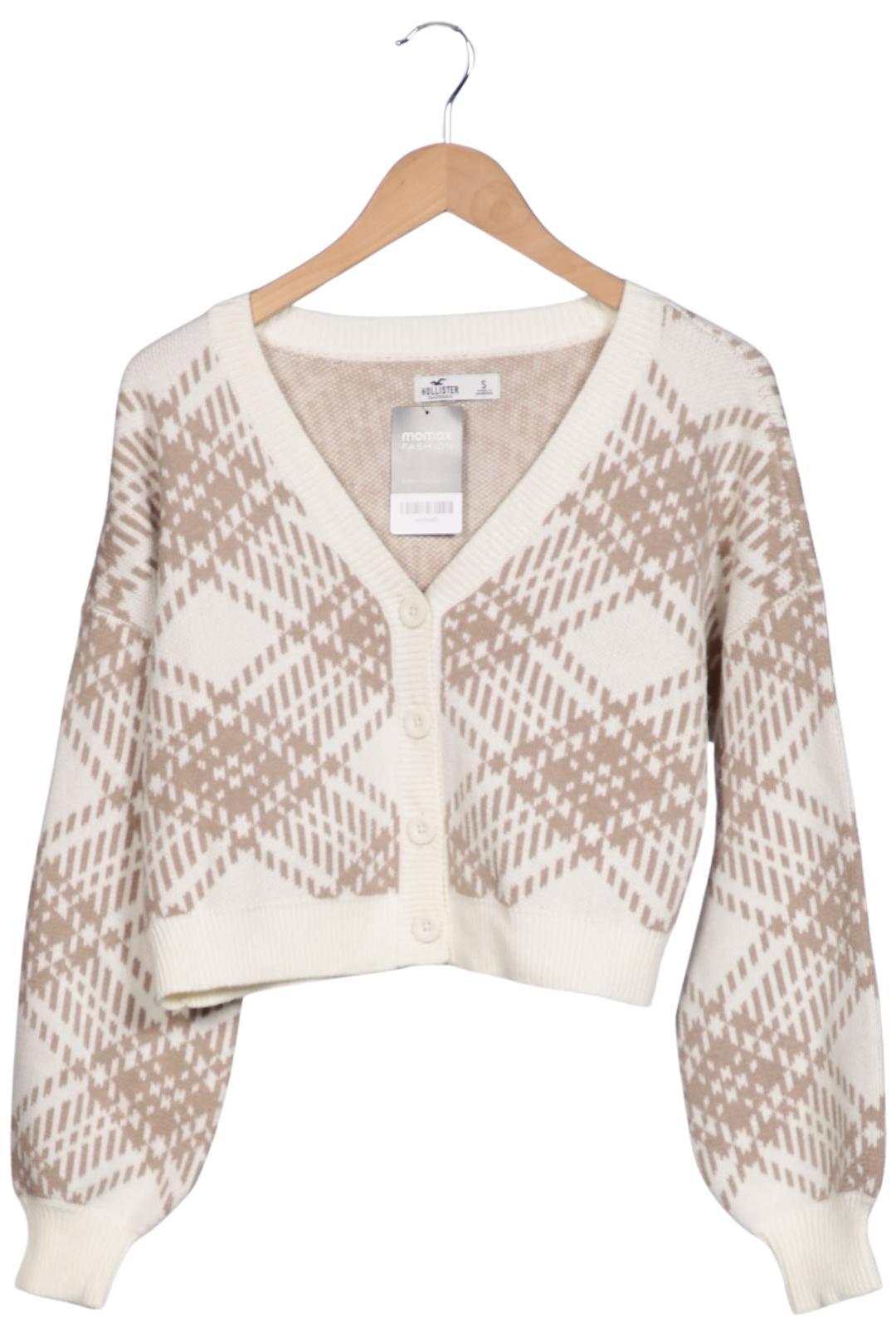 

Hollister Damen Strickjacke, cremeweiß, Gr. 36
