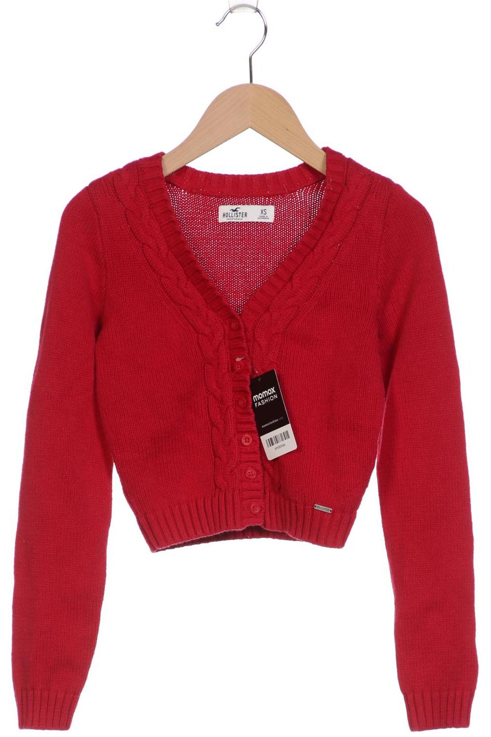 

Hollister Damen Strickjacke, rot, Gr. 34