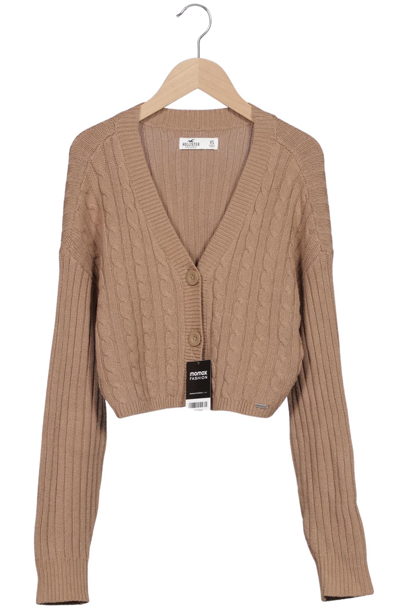 

Hollister Damen Strickjacke, beige, Gr. 34