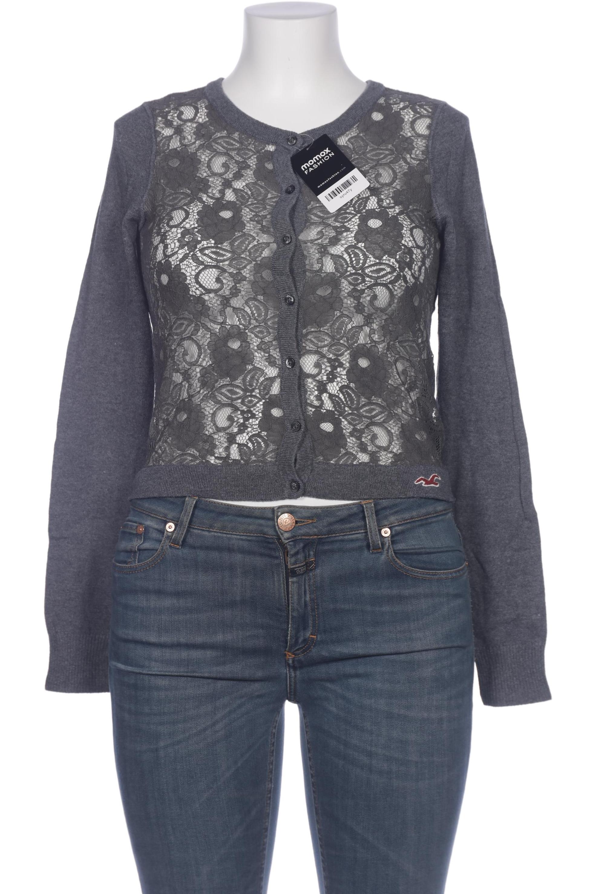 

Hollister Damen Strickjacke, grau, Gr. 42