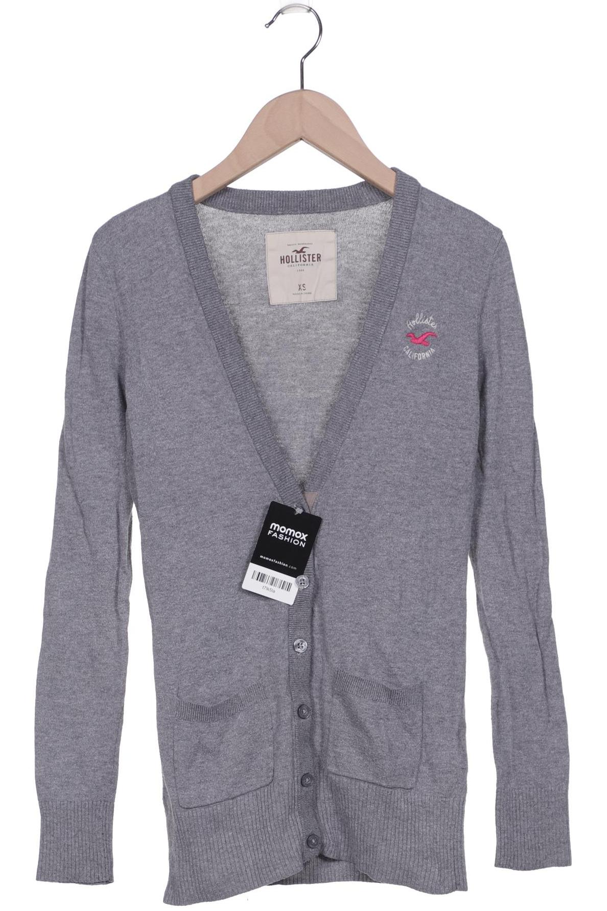 

Hollister Damen Strickjacke, grau