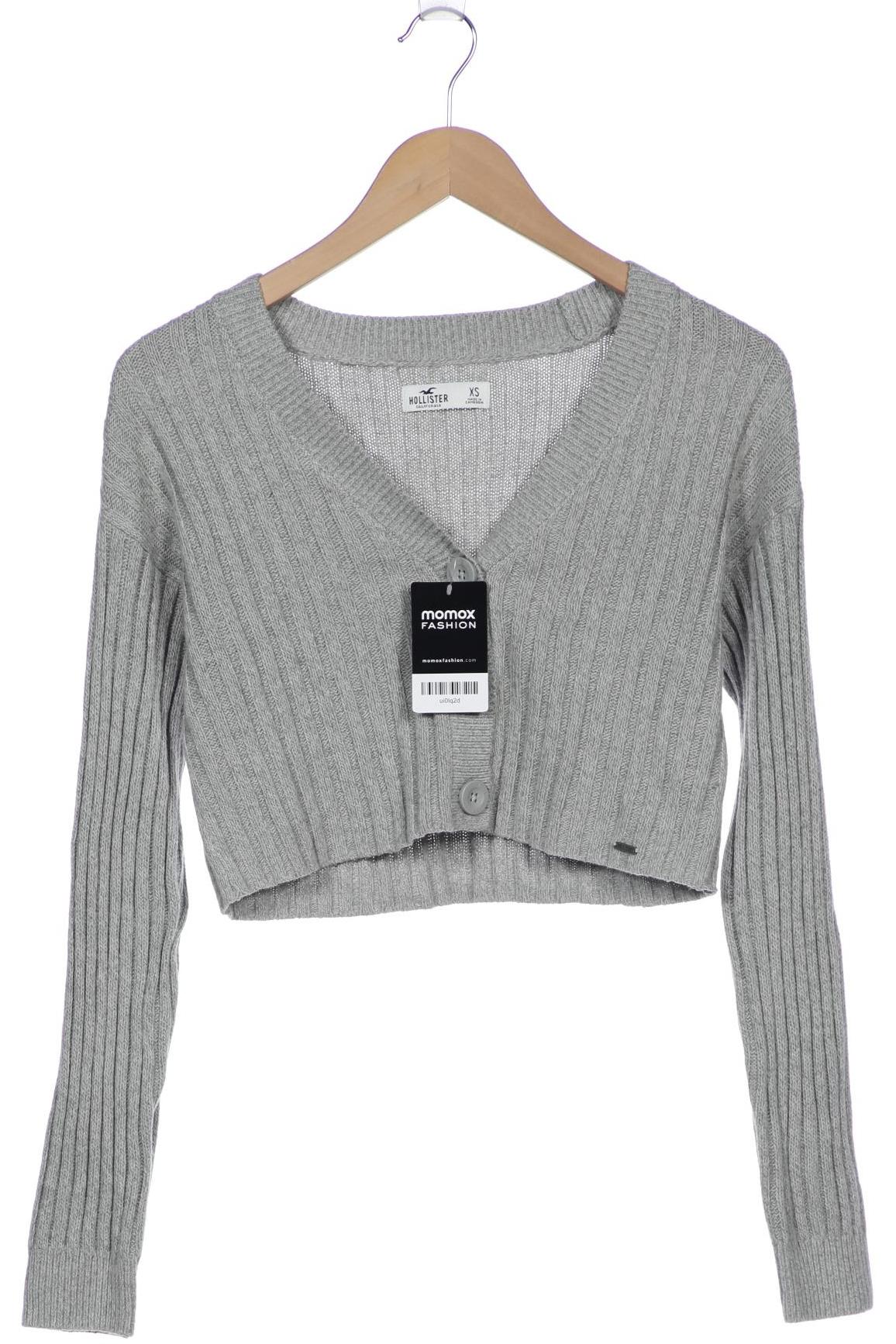

Hollister Damen Strickjacke, grau