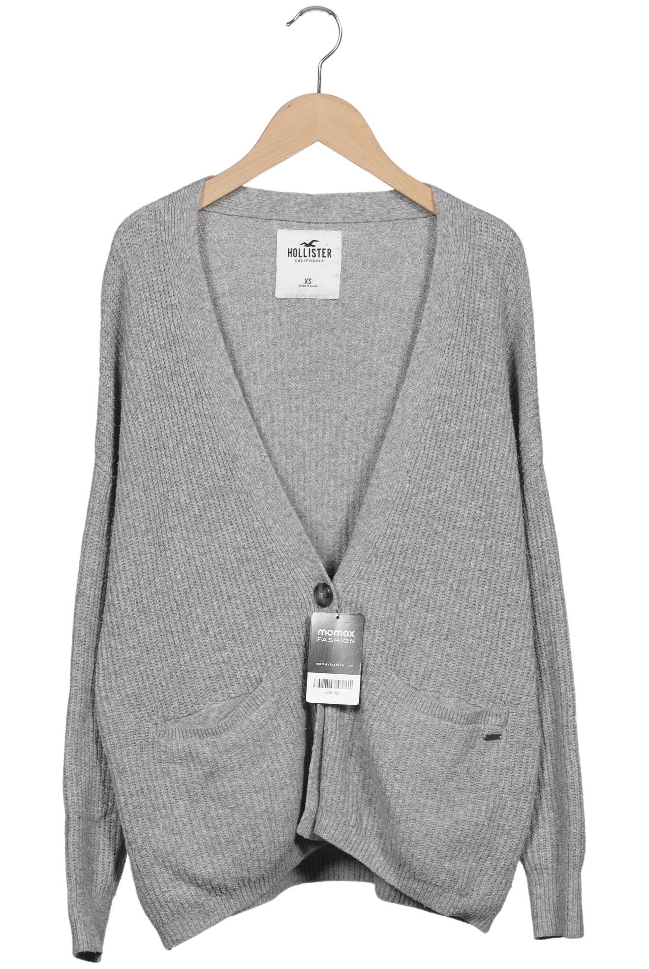 

Hollister Damen Strickjacke, grau, Gr. 34