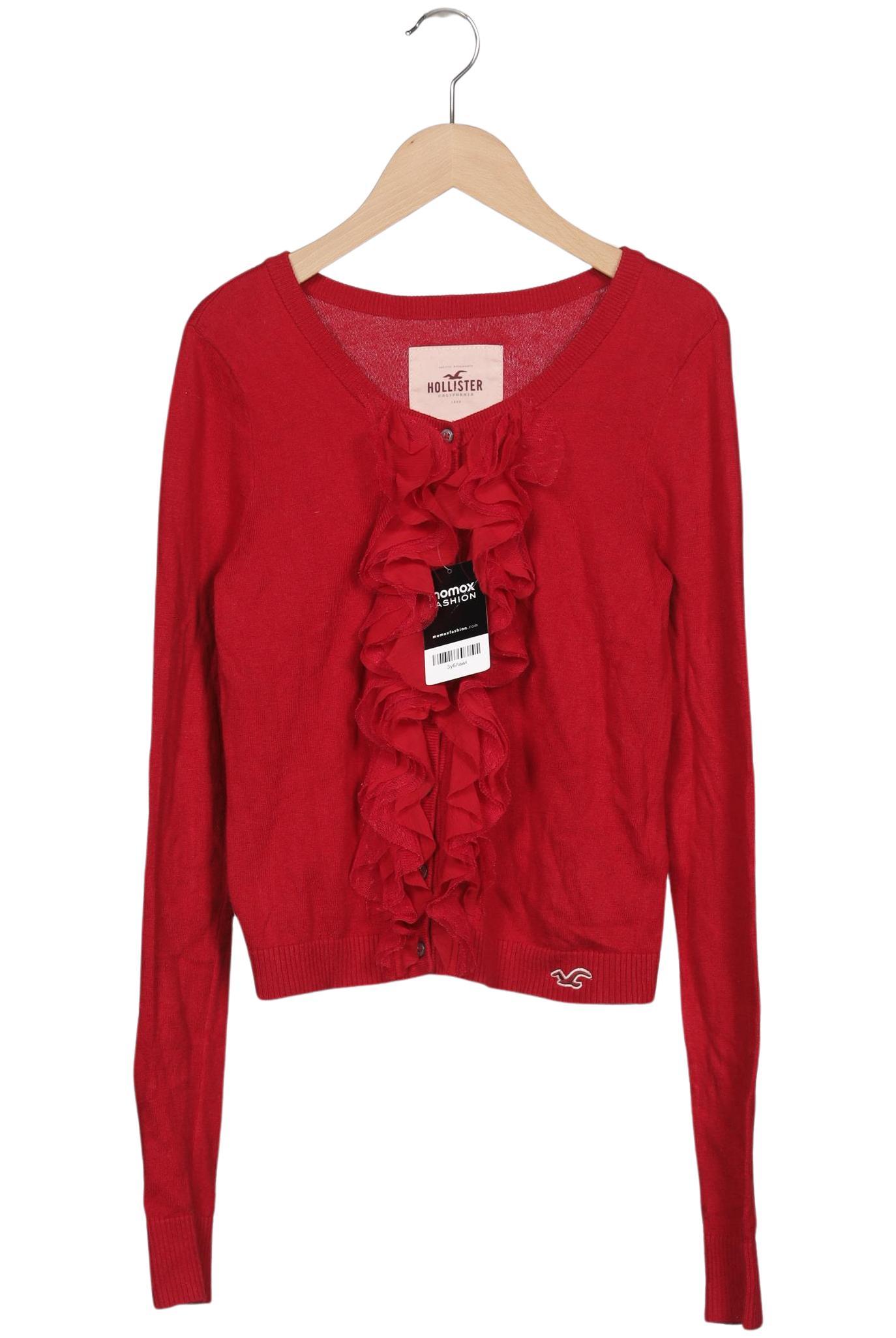 

Hollister Damen Strickjacke, rot, Gr. 38
