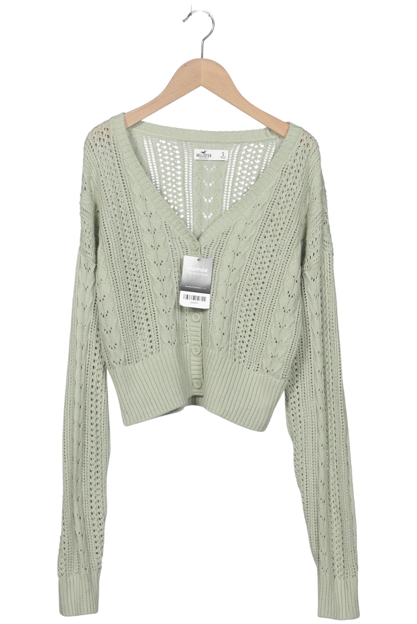 

Hollister Damen Strickjacke, hellgrün, Gr. 36