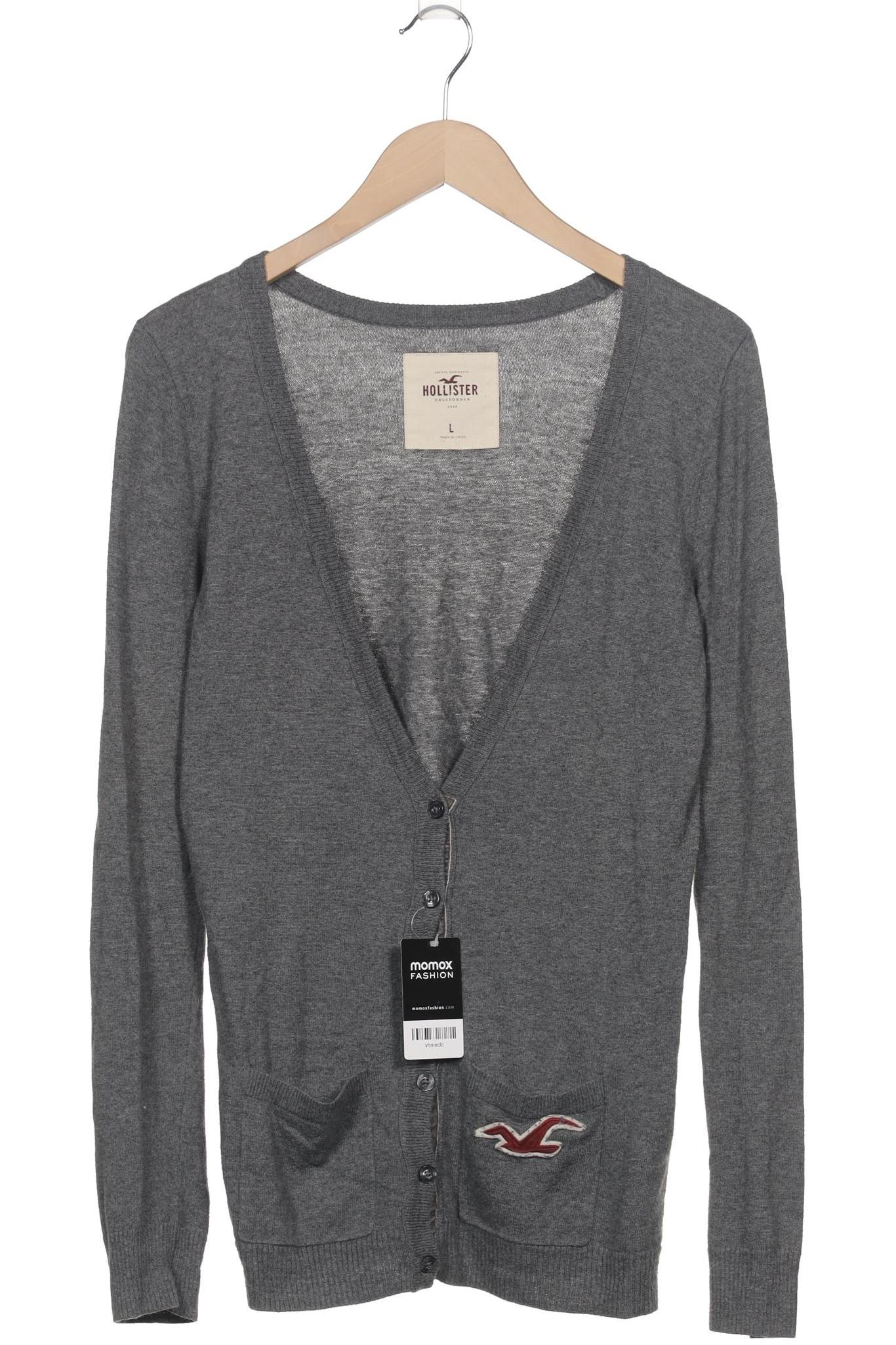 

Hollister Damen Strickjacke, grau, Gr. 42