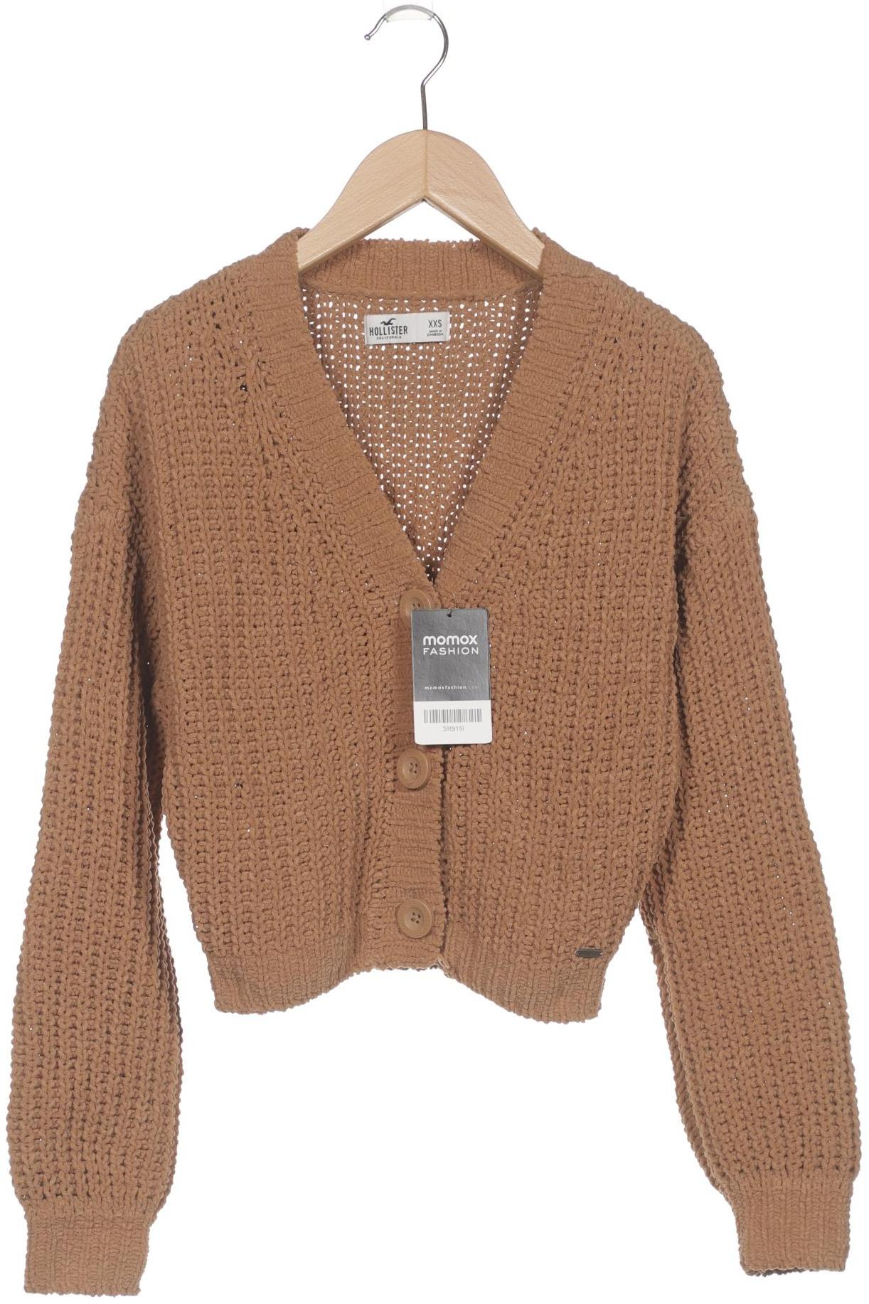 

Hollister Damen Strickjacke, braun, Gr. 32