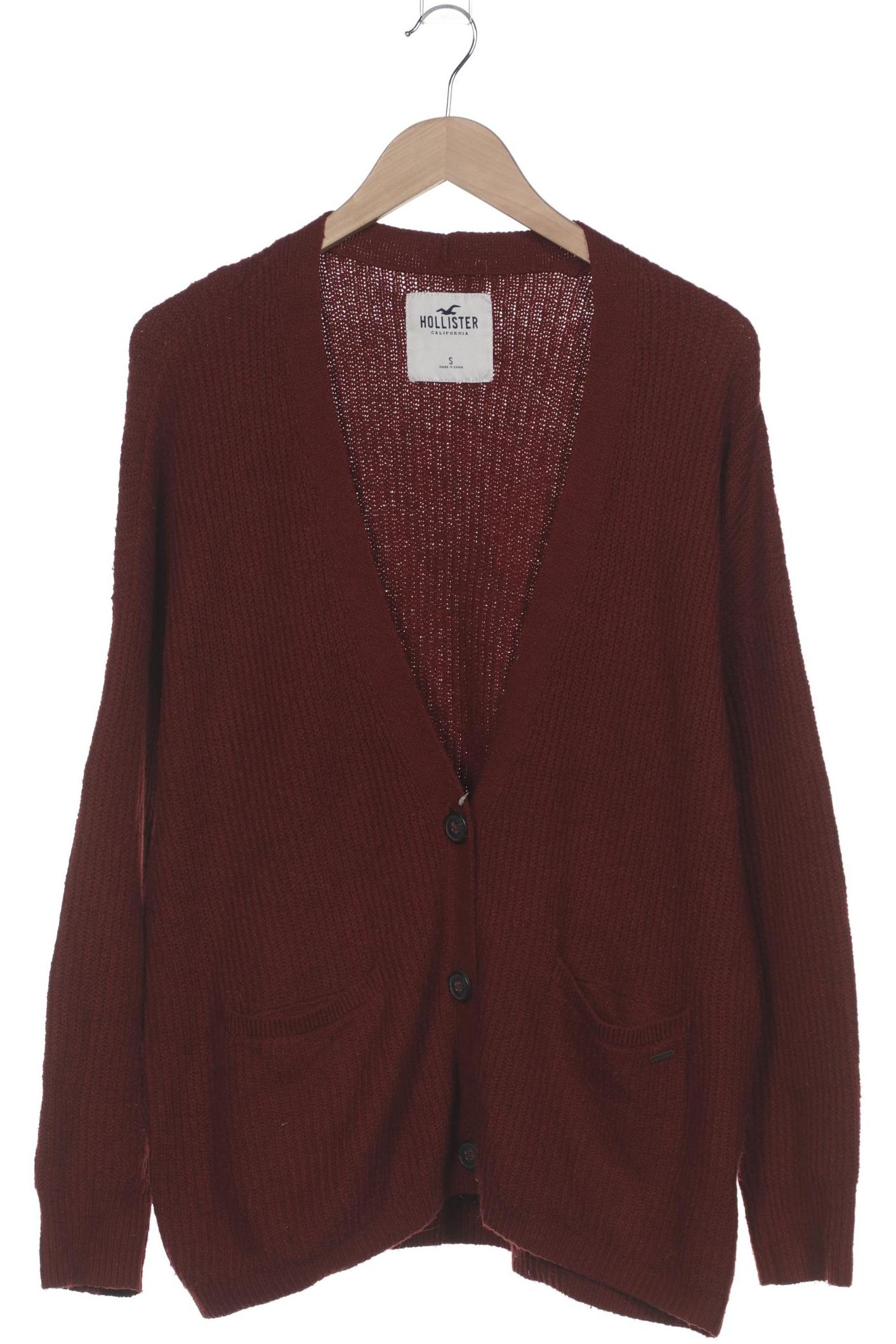 

Hollister Damen Strickjacke, rot, Gr. 36