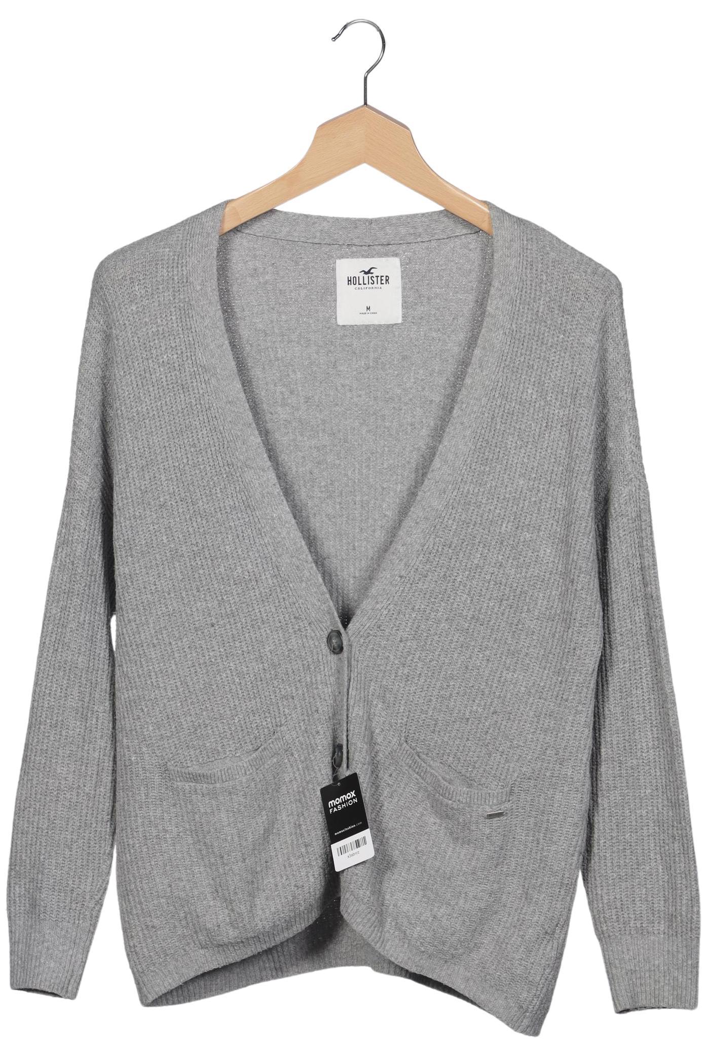 

Hollister Damen Strickjacke, grau, Gr. 38