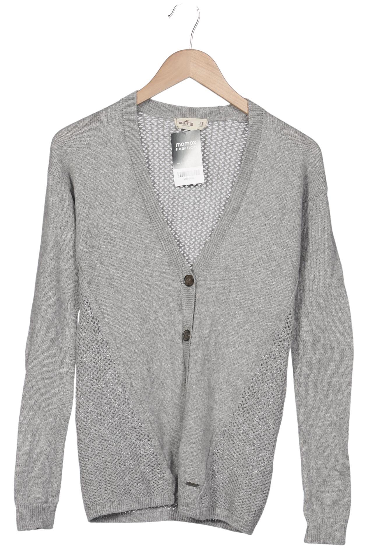 

Hollister Damen Strickjacke, grau, Gr. 34