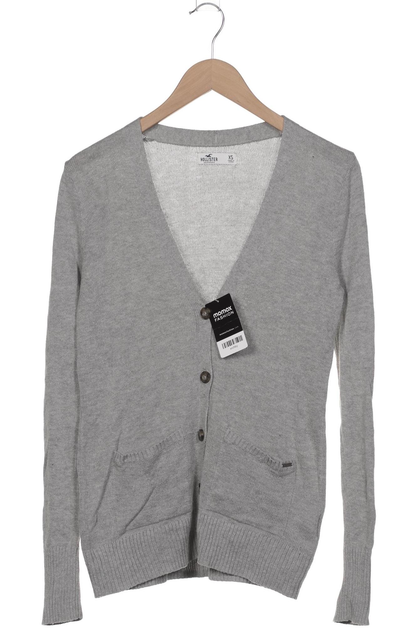 

Hollister Damen Strickjacke, grau, Gr. 34