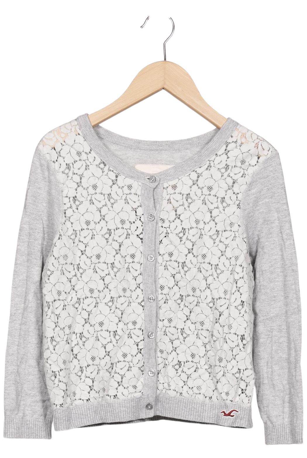 

Hollister Damen Strickjacke, grau, Gr. 38