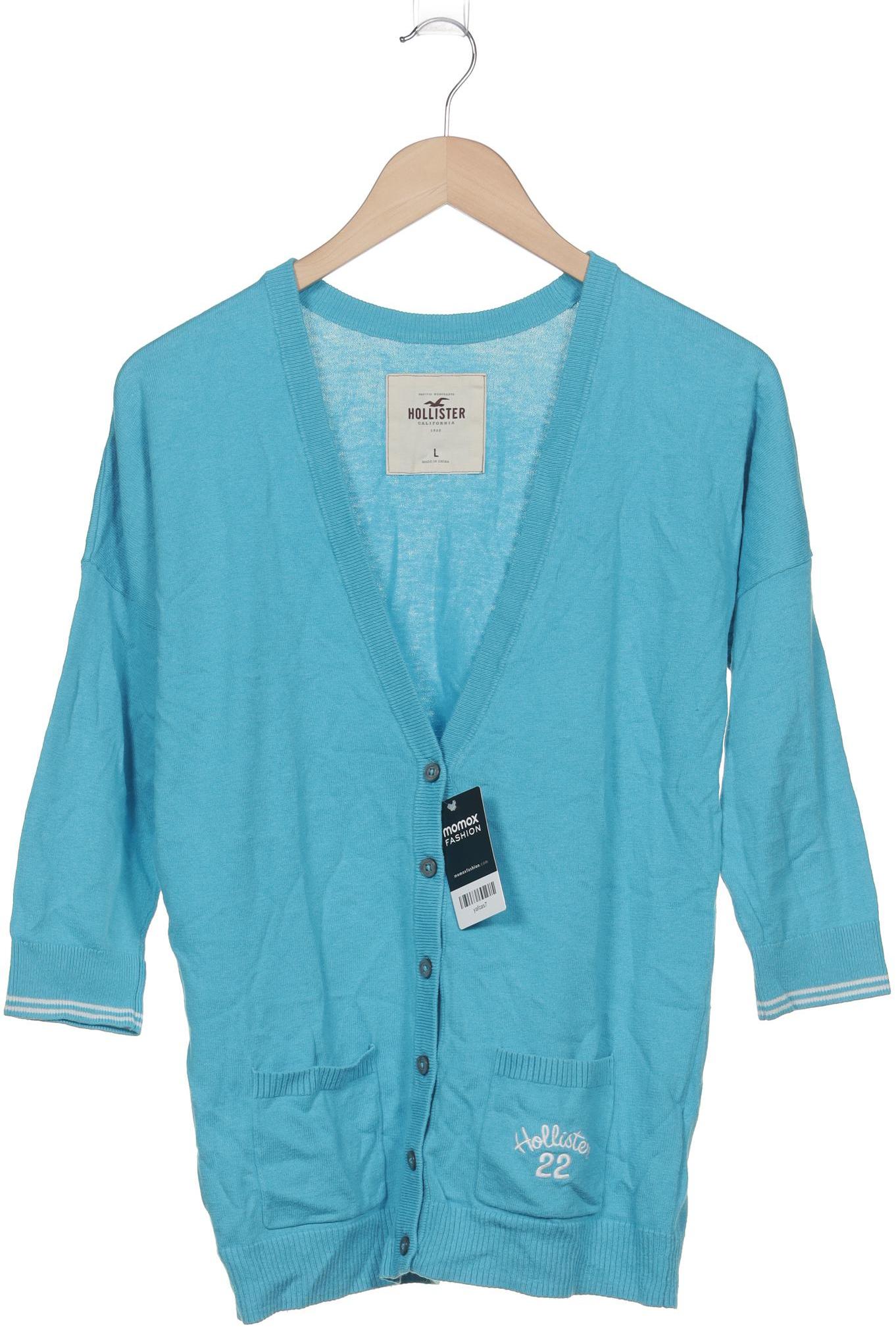

Hollister Damen Strickjacke, blau, Gr. 42