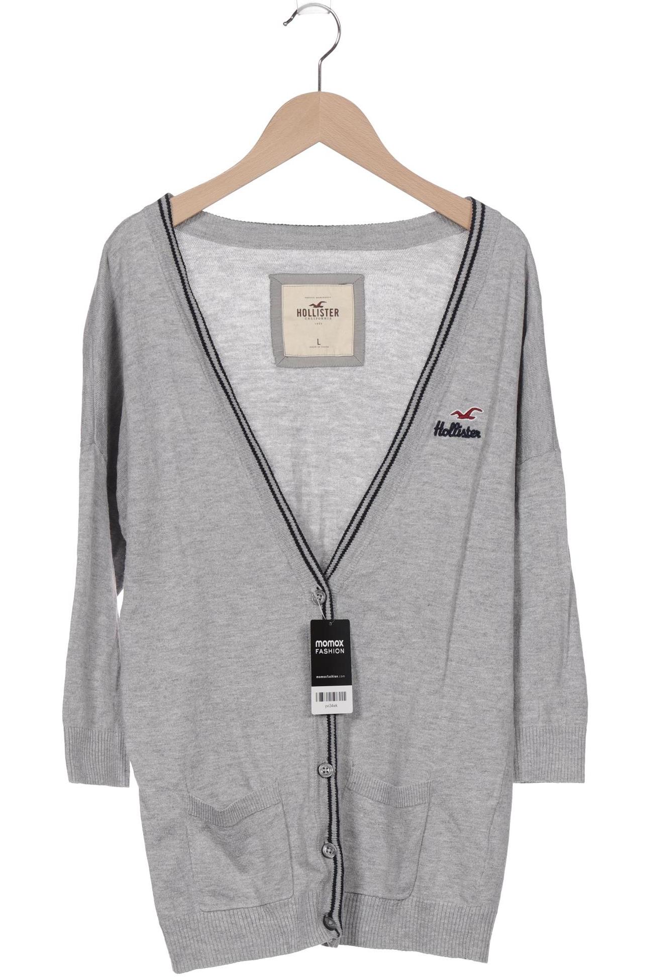 

Hollister Damen Strickjacke, grau