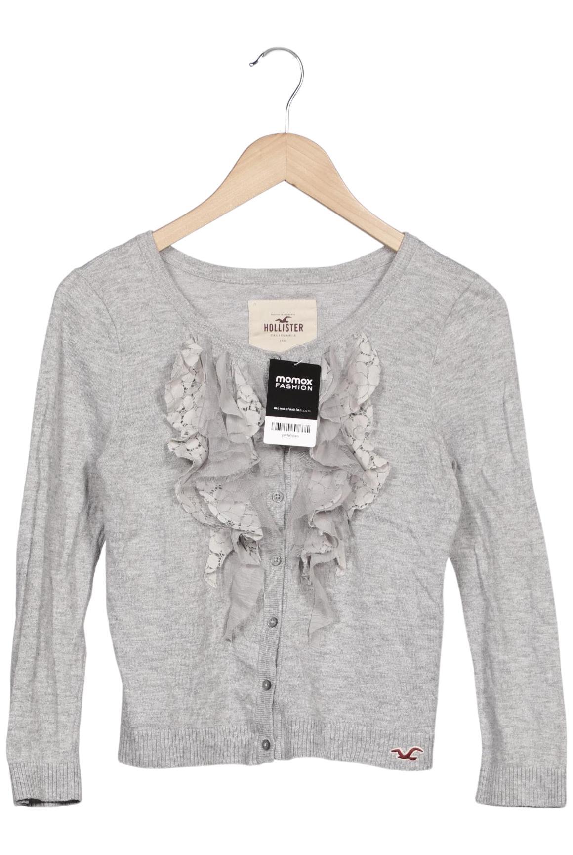 

Hollister Damen Strickjacke, grau, Gr. 38
