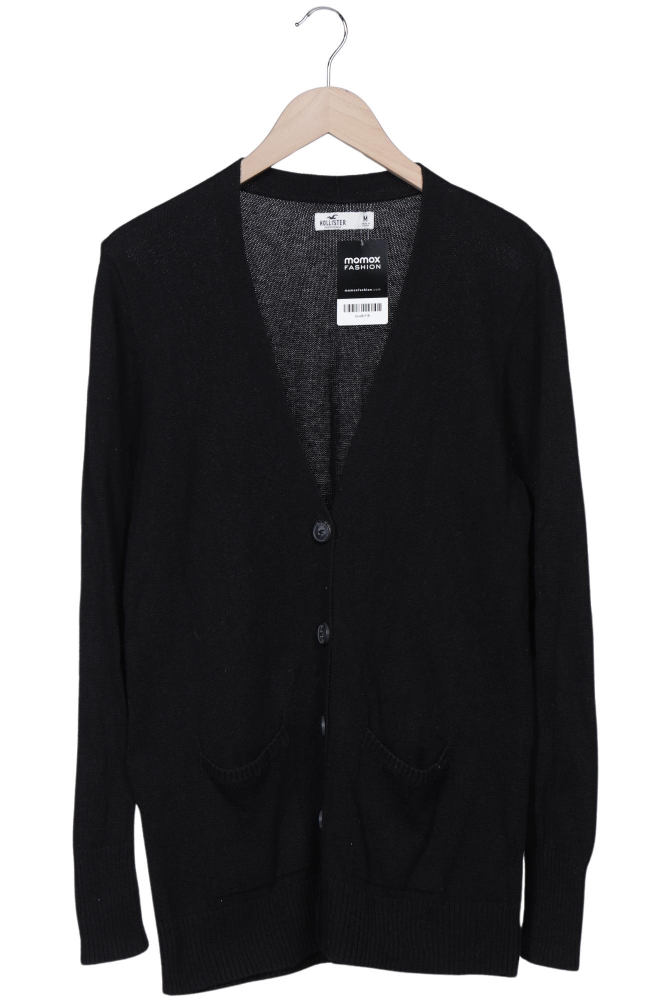 

Hollister Damen Strickjacke, schwarz, Gr. 38