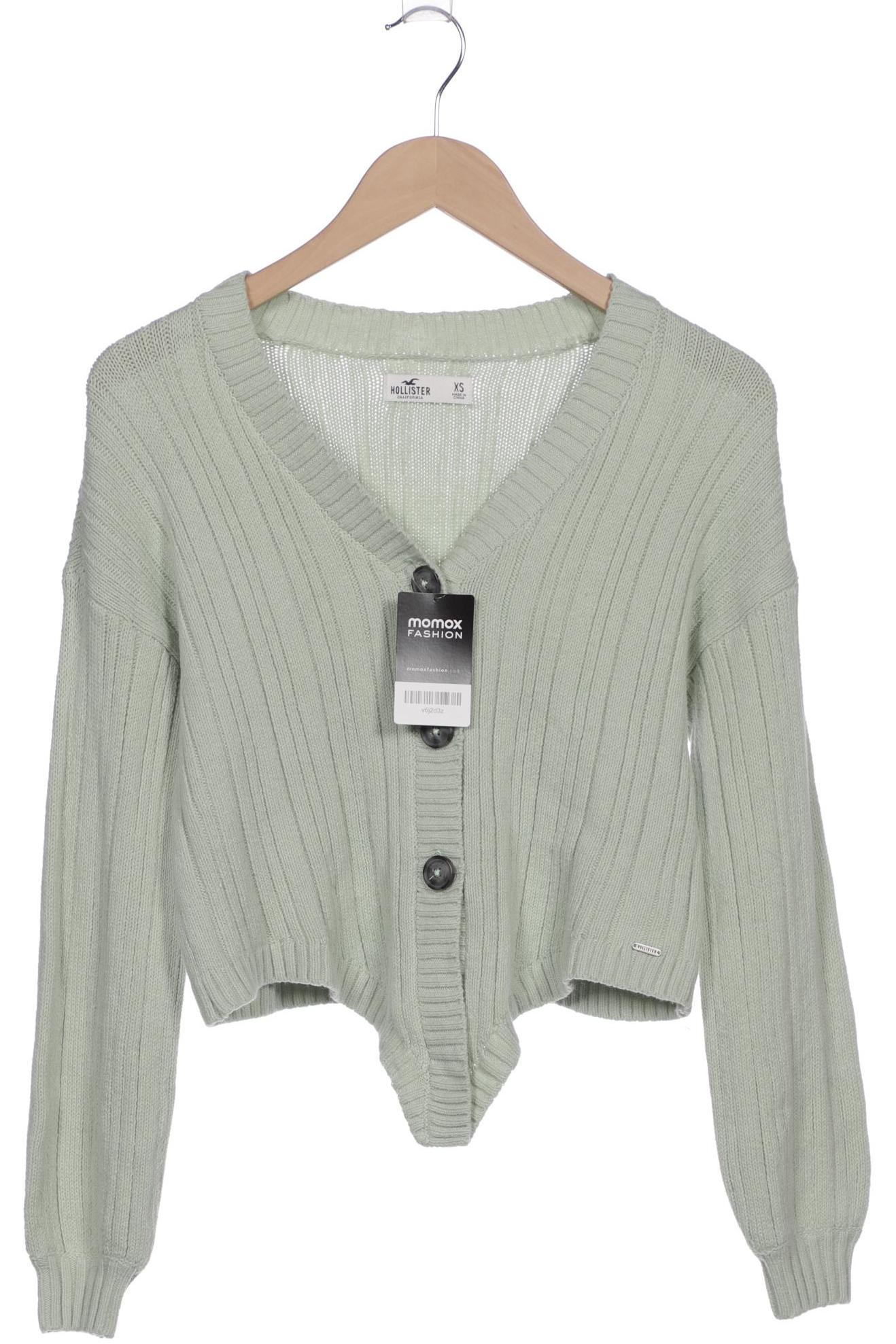 

Hollister Damen Strickjacke, hellgrün, Gr. 34