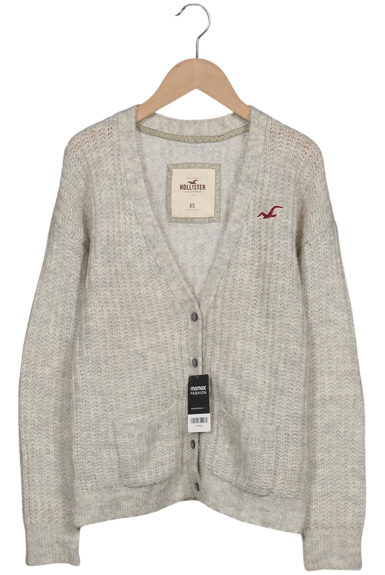 

Hollister Damen Strickjacke, grau, Gr. 34