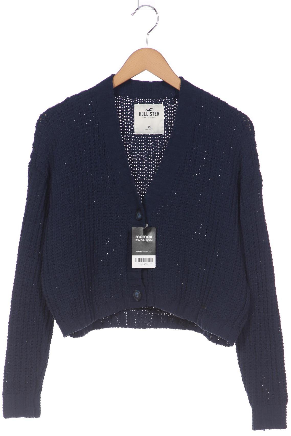

Hollister Damen Strickjacke, marineblau, Gr. 34