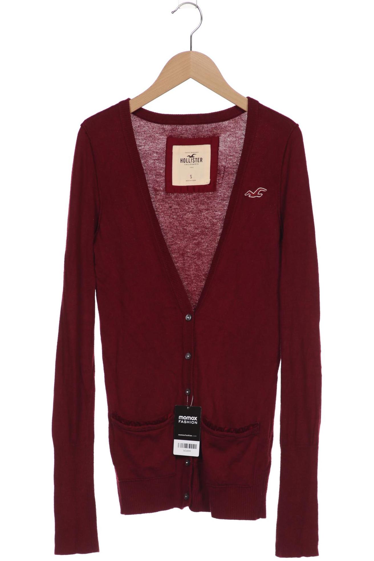 

Hollister Damen Strickjacke, bordeaux, Gr. 36