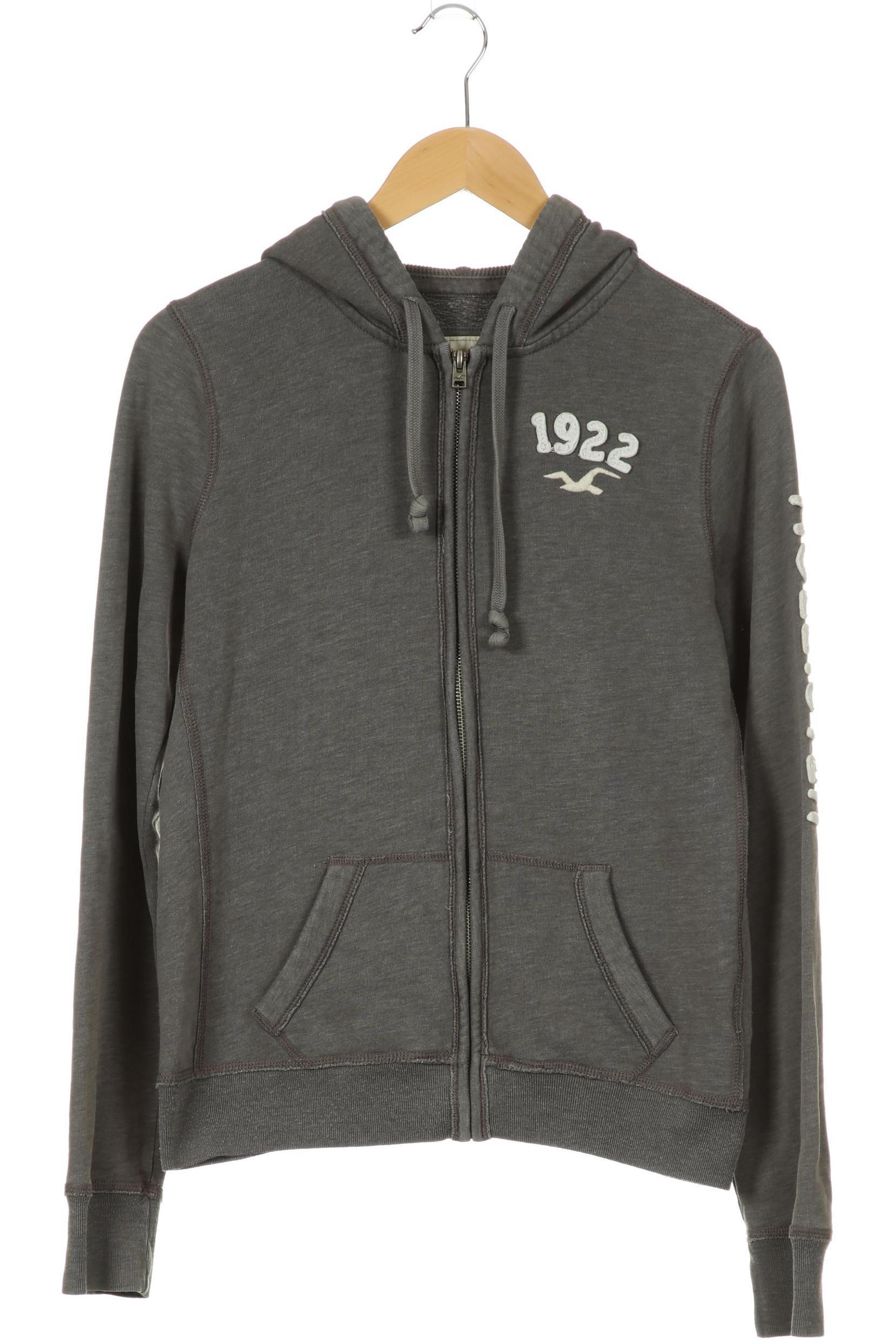 

Hollister Damen Kapuzenpullover, grau, Gr.
