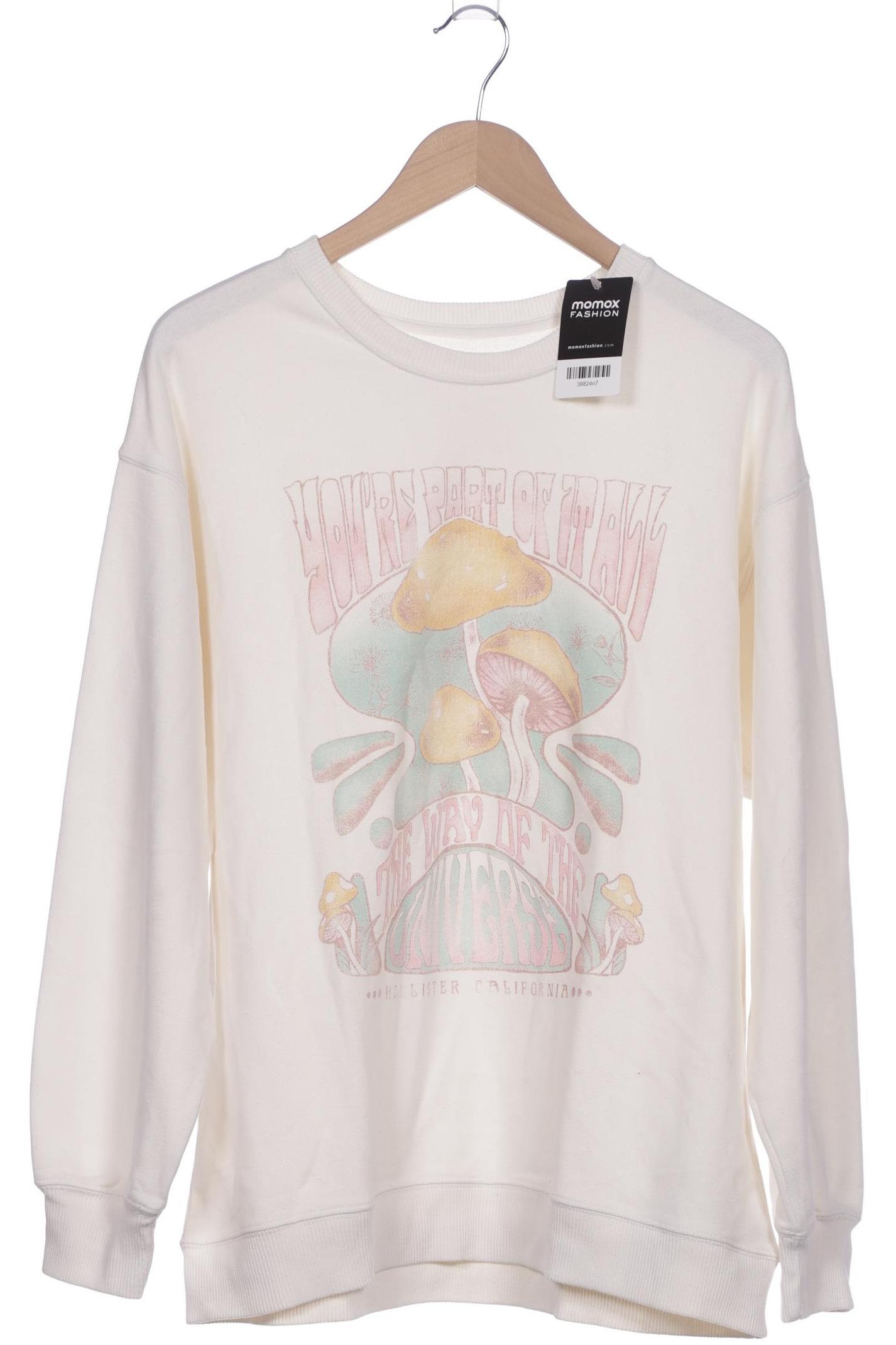 

Hollister Damen Sweatshirt, cremeweiß, Gr. 38