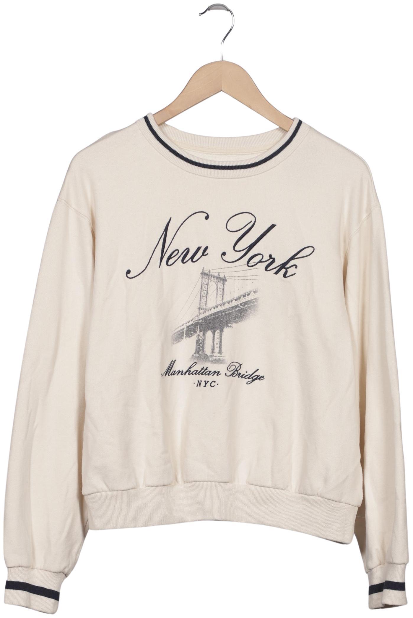 

Hollister Damen Sweatshirt, cremeweiß, Gr. 36