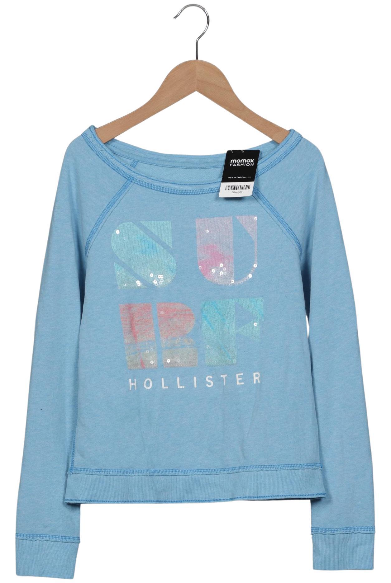 

Hollister Damen Sweatshirt, hellblau, Gr. 34