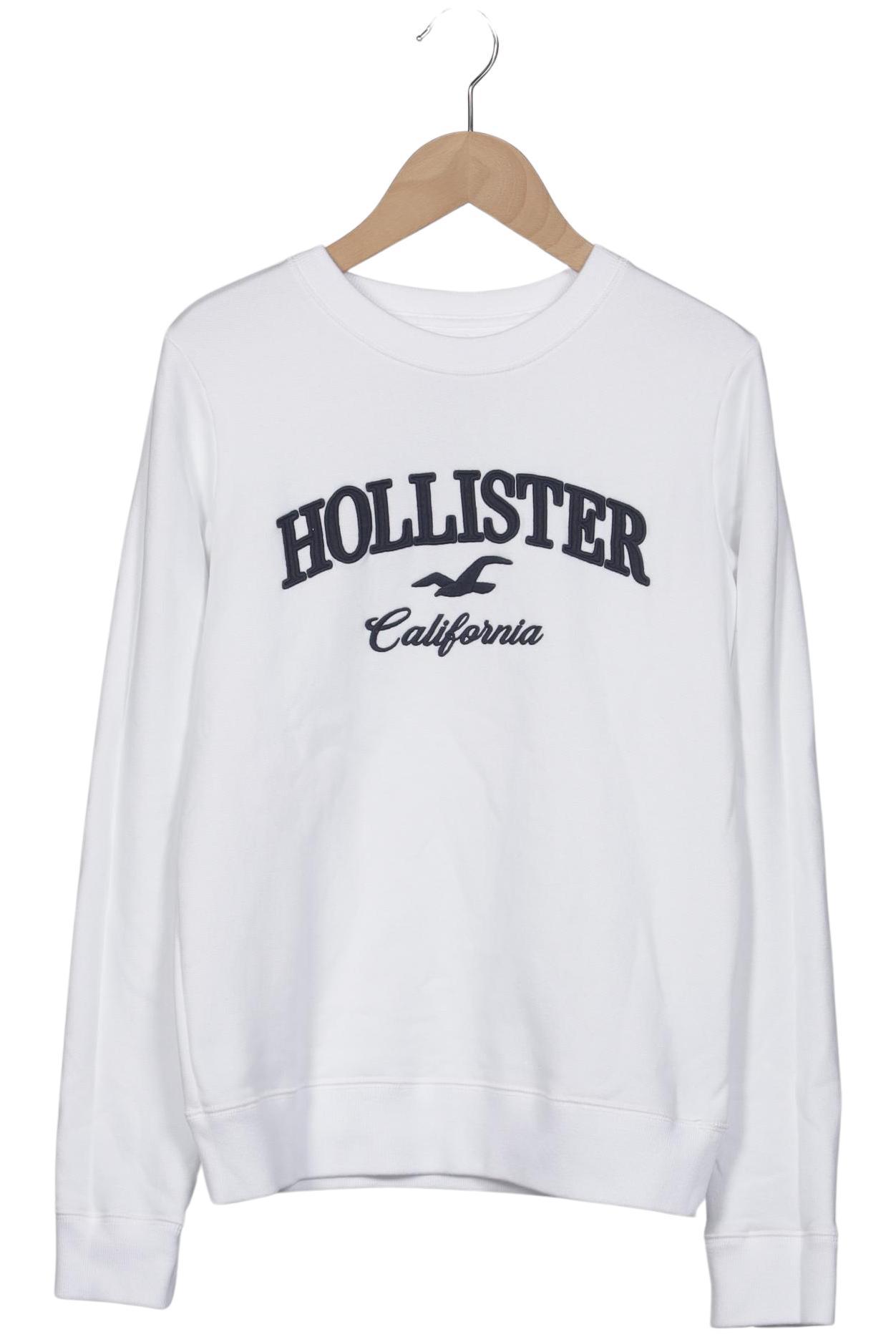 

Hollister Damen Sweatshirt, weiß, Gr. 32