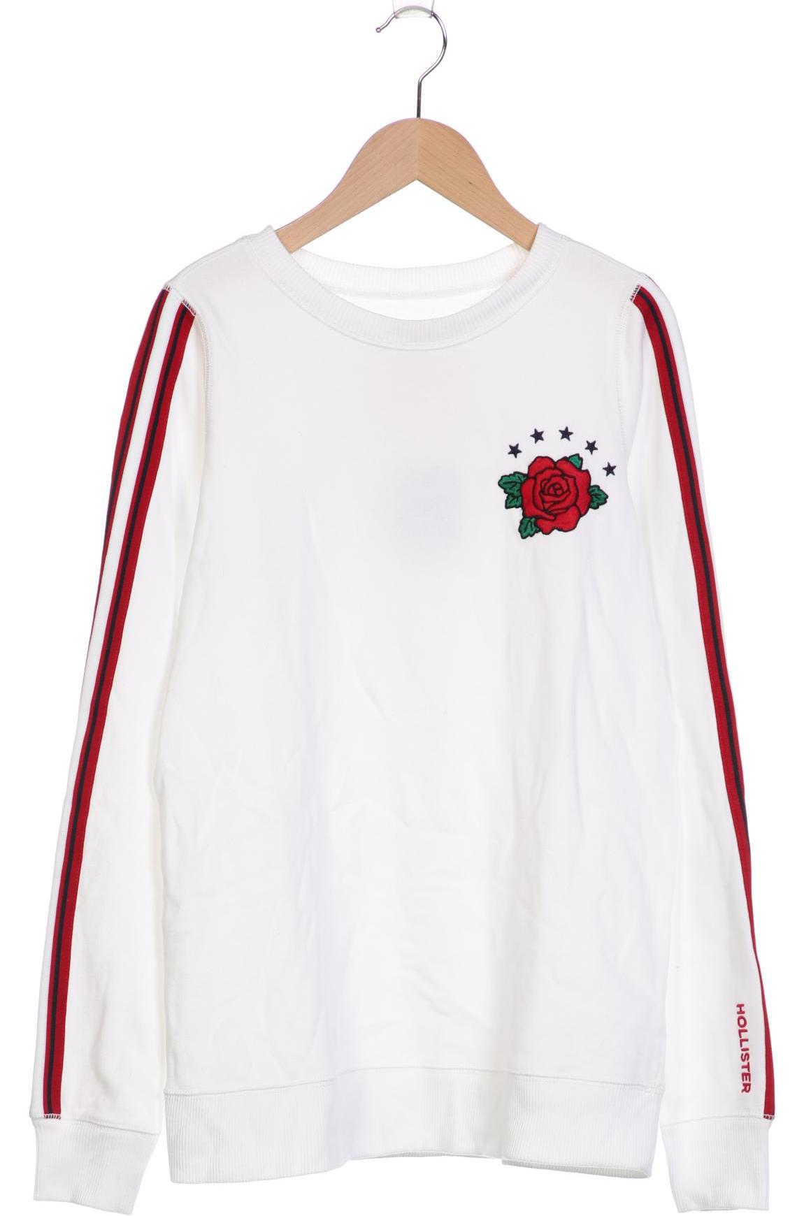 

Hollister Damen Sweatshirt, weiß, Gr. 34