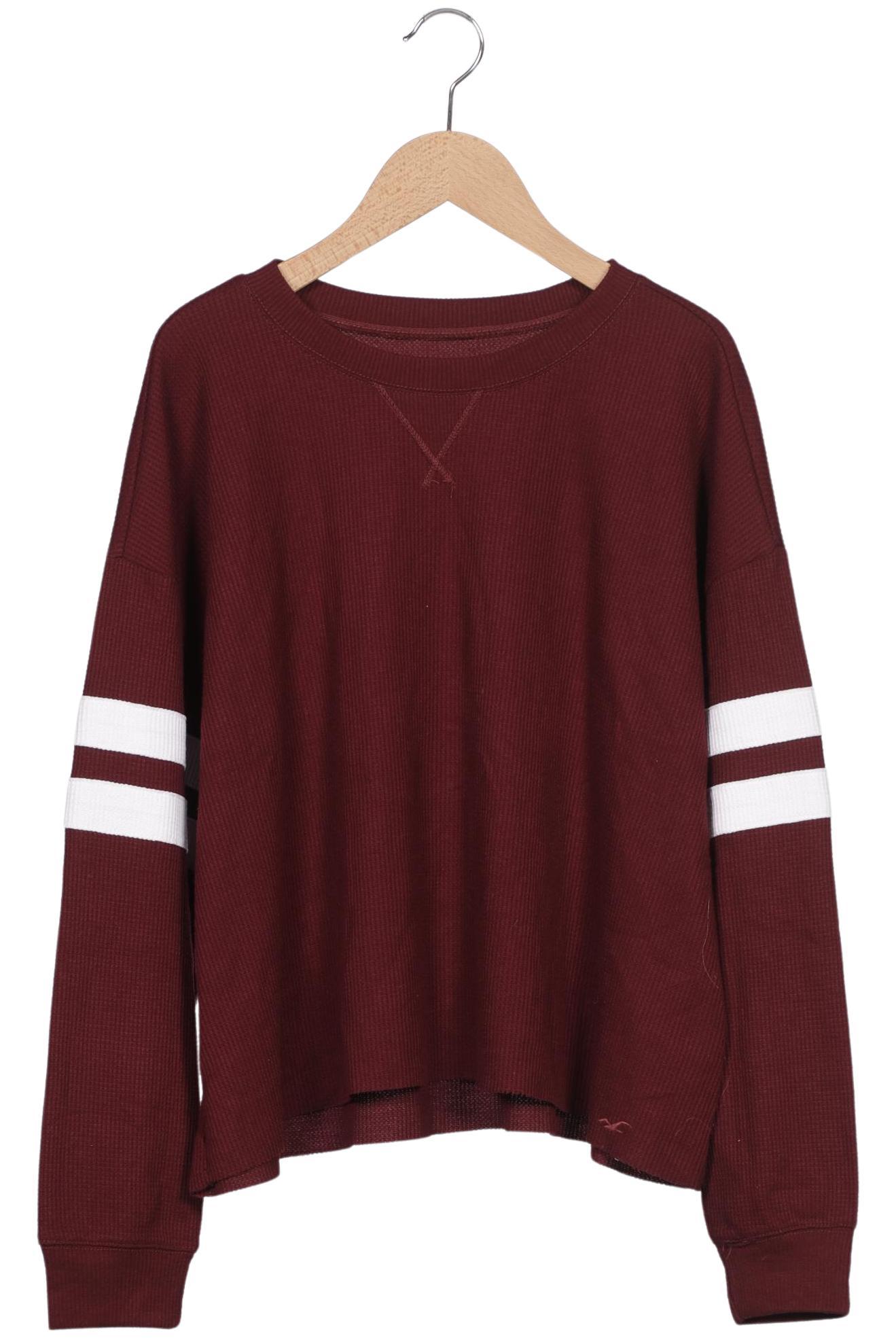 

Hollister Damen Sweatshirt, bordeaux, Gr. 38