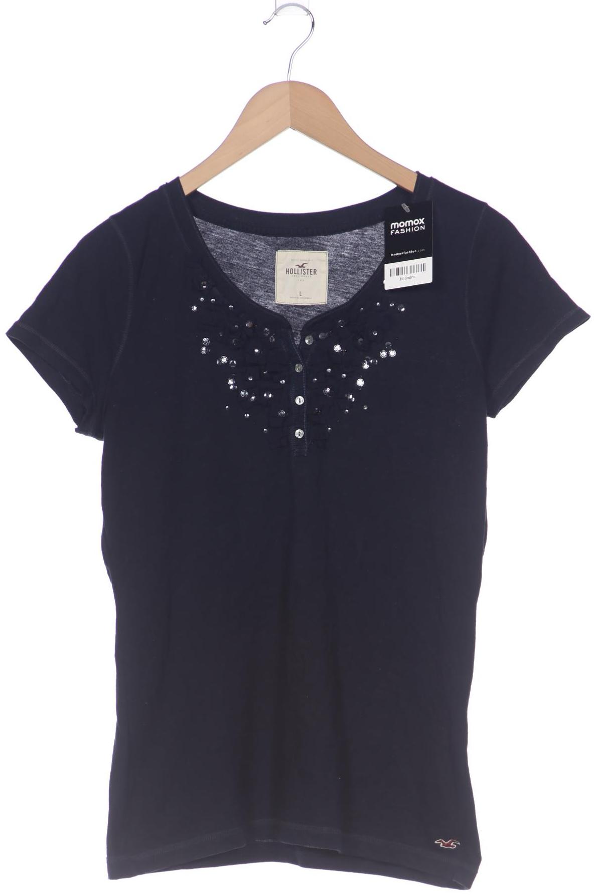

Hollister Damen T-Shirt, marineblau, Gr. 42