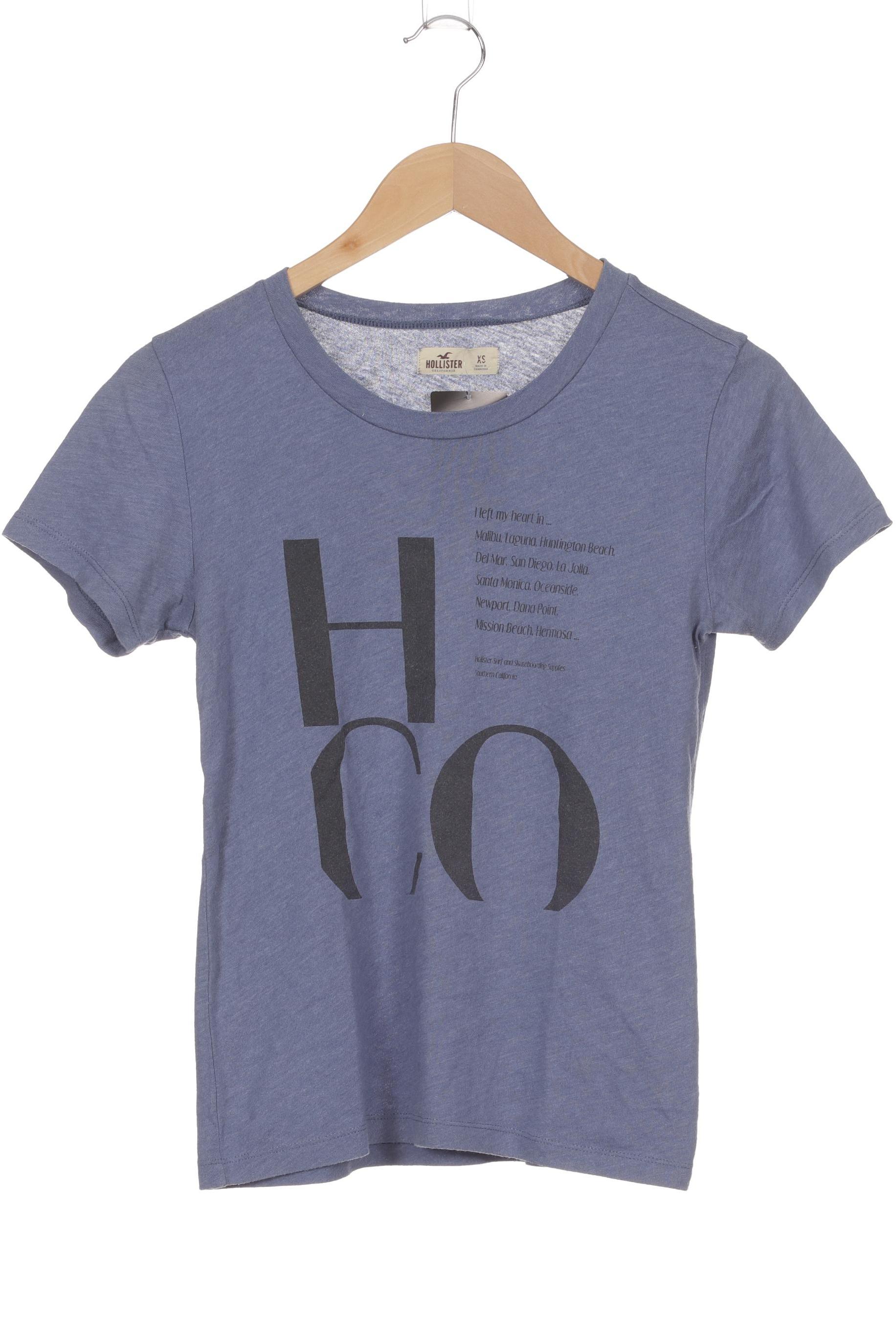 

Hollister Damen T-Shirt, blau, Gr.
