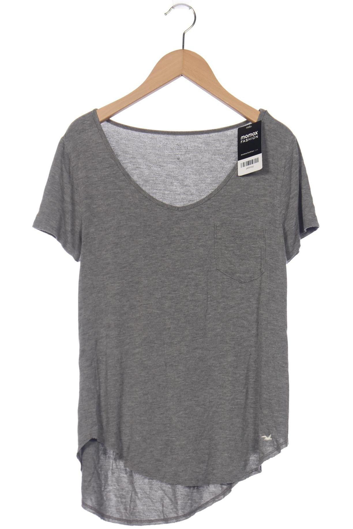 

Hollister Damen T-Shirt, grau, Gr. 34