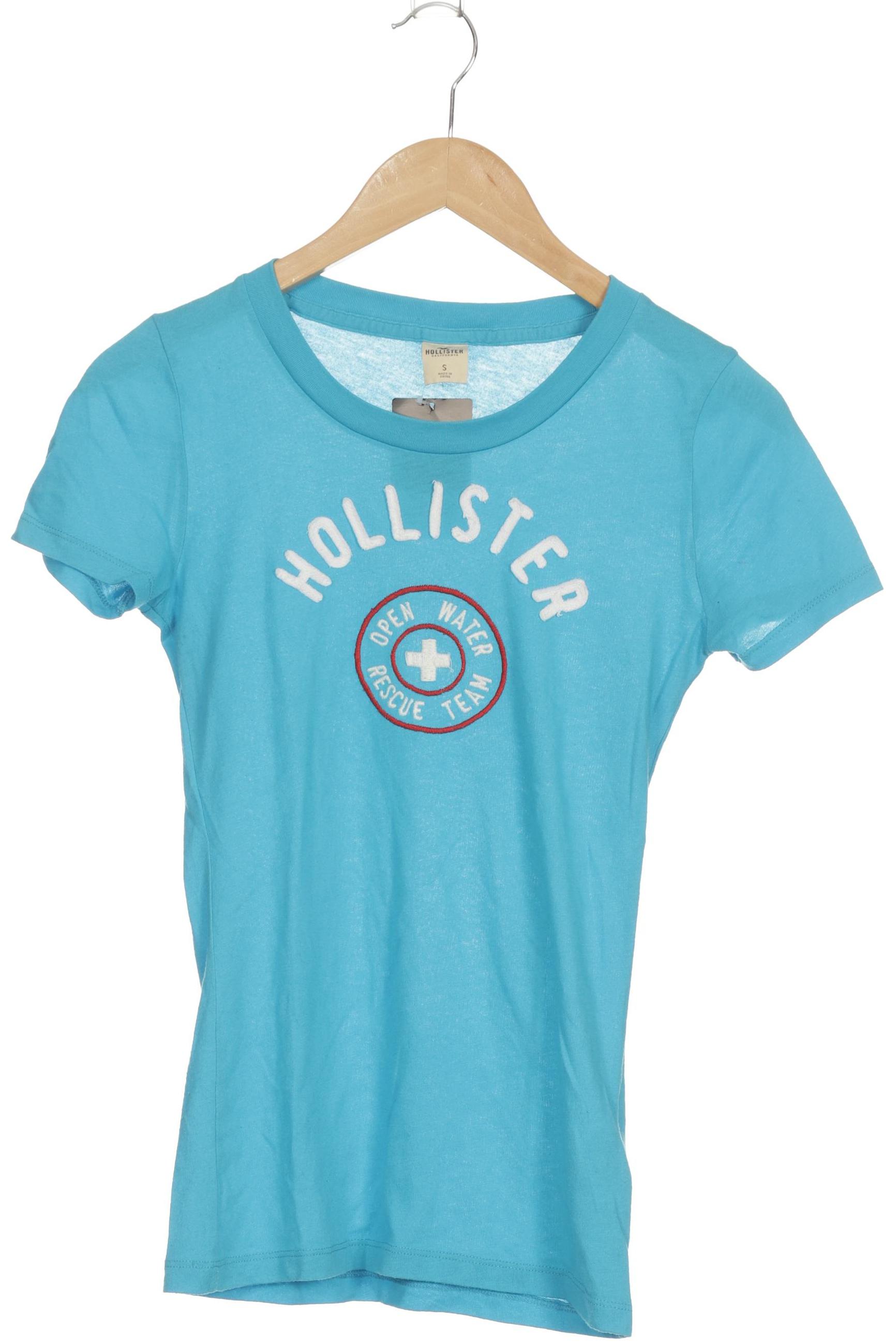 

Hollister Damen T-Shirt, blau, Gr.