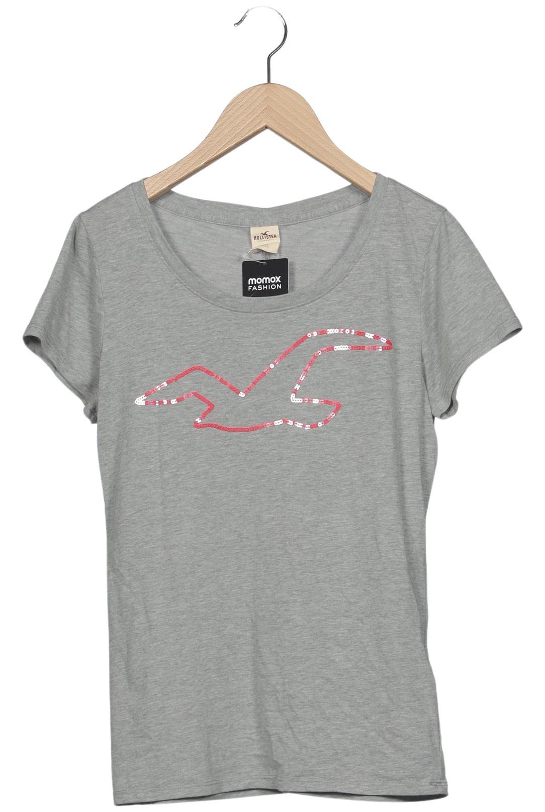 

Hollister Damen T-Shirt, grau, Gr. 36