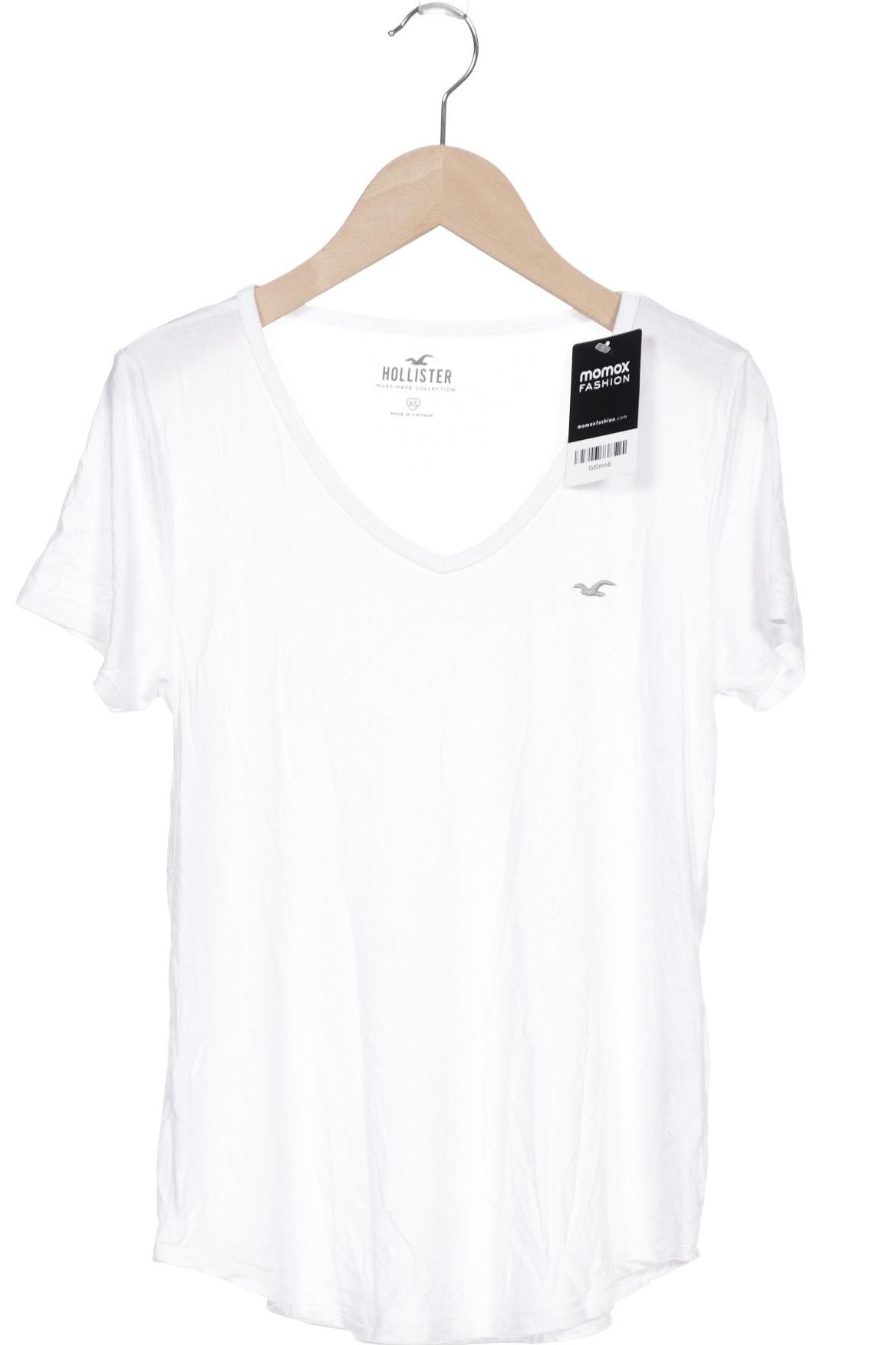 

Hollister Damen T-Shirt, weiß, Gr. 34