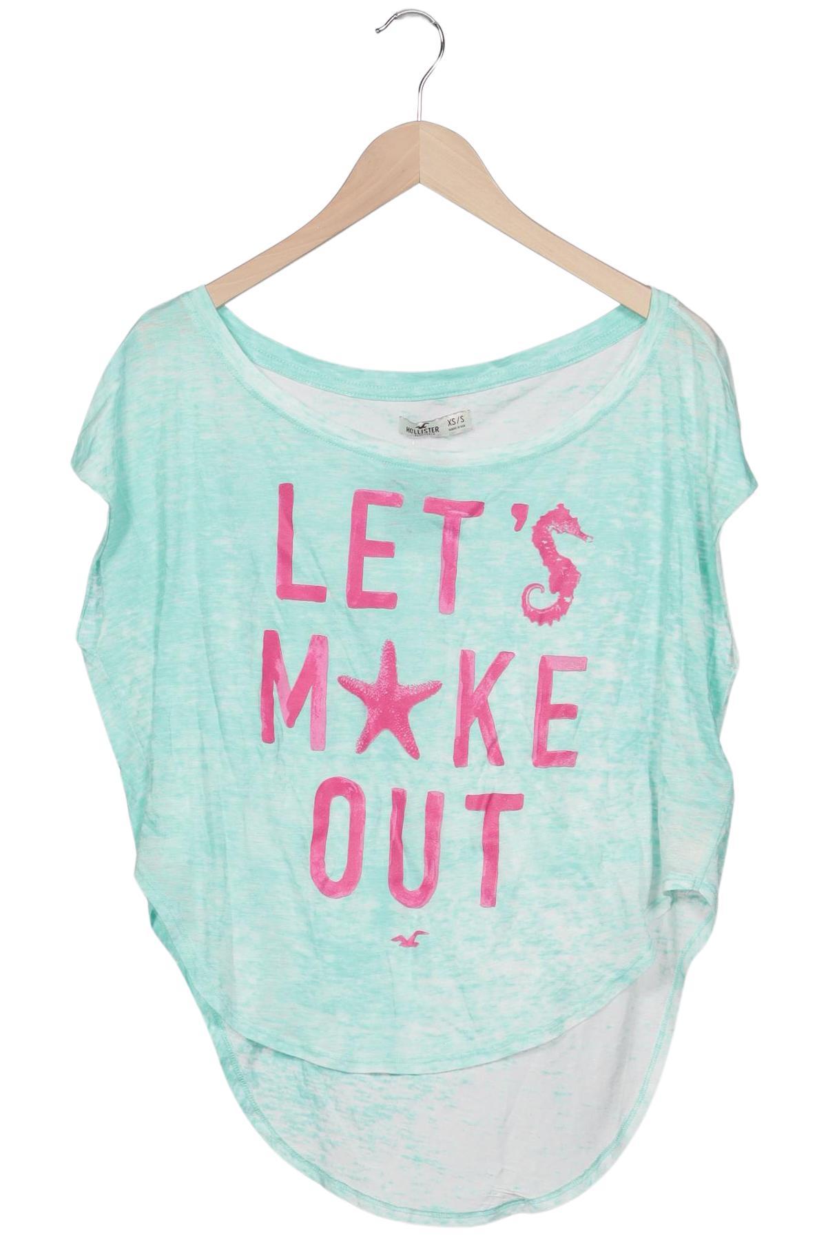 

Hollister Damen T-Shirt, hellgrün, Gr. 34